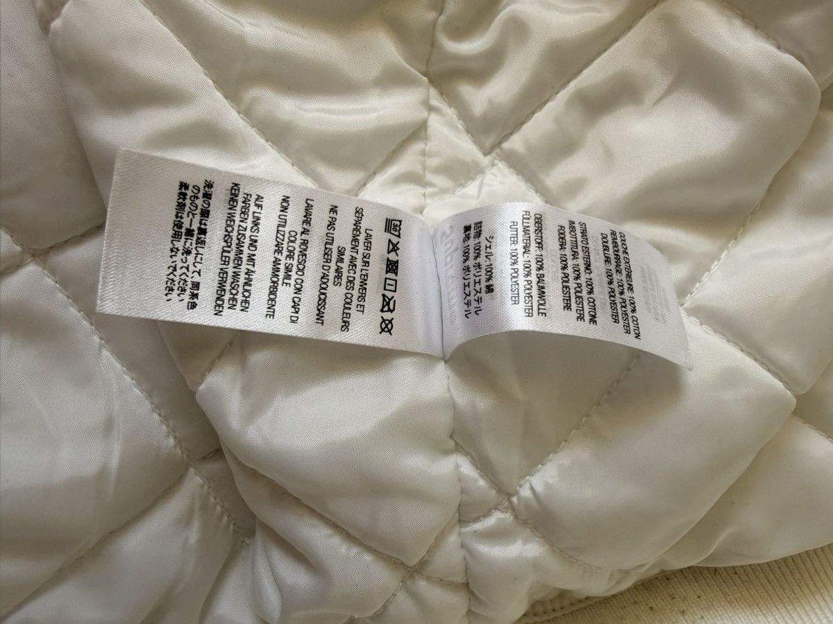 Supreme Supreme Hooded Twill Varsity Jacket M White Size US M / EU 48-50 / 2 - 7 Thumbnail