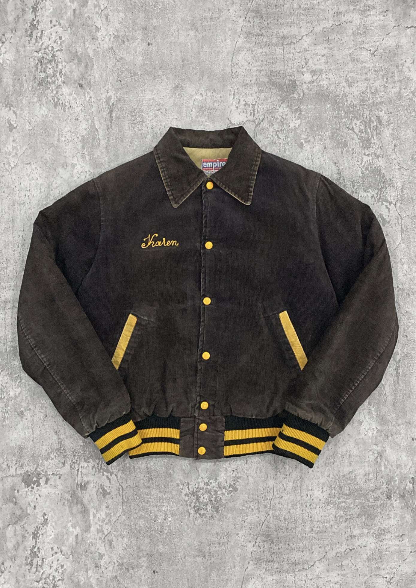 EMPIRE 70's varsity jacket vintage 襟付き EMPIRE 70's varsity jacket vintage 襟付き