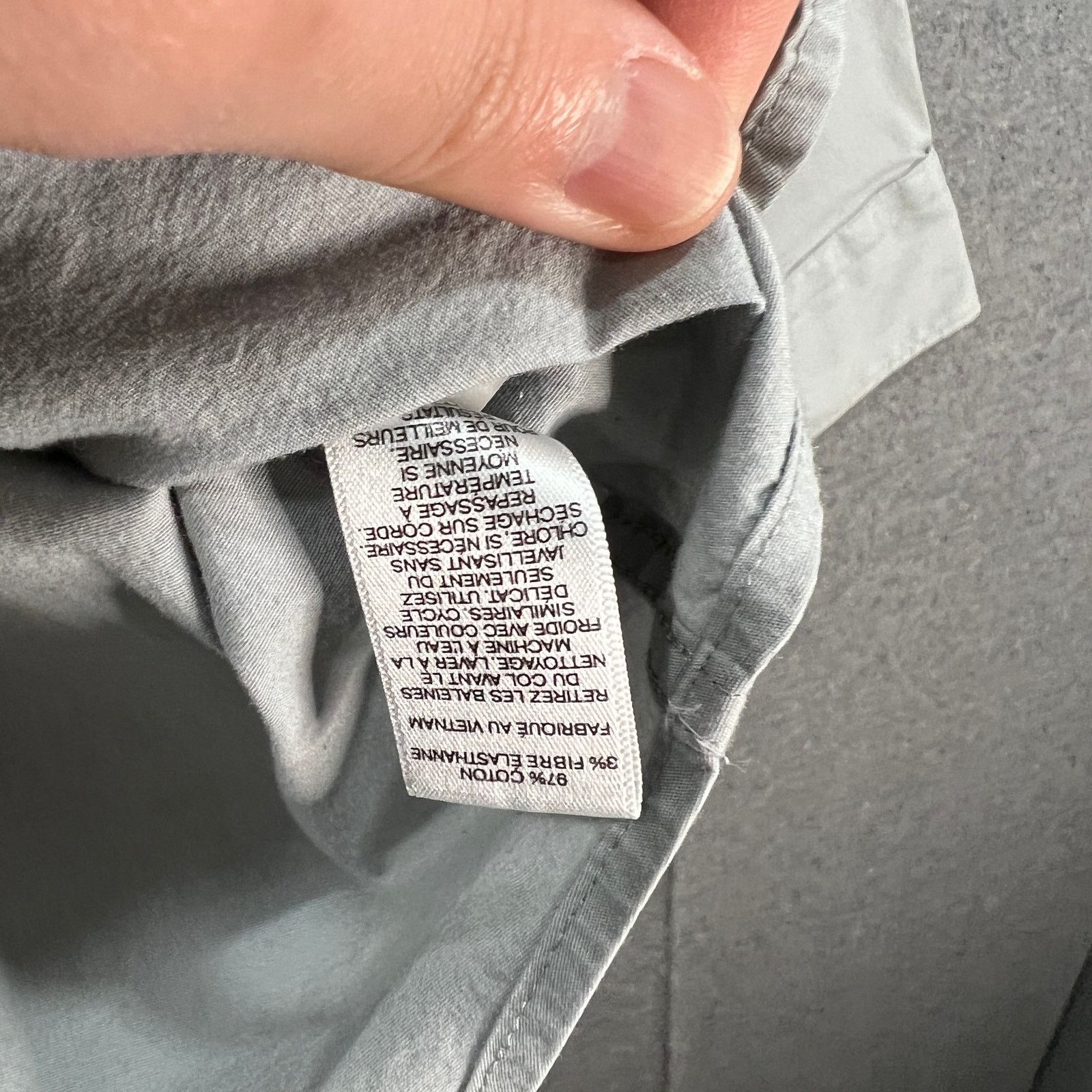 Other 1MX Men's Long-sleeve Button-up Shirt Gray Size Small Size US S / EU 44-46 / 1 - 7 Thumbnail