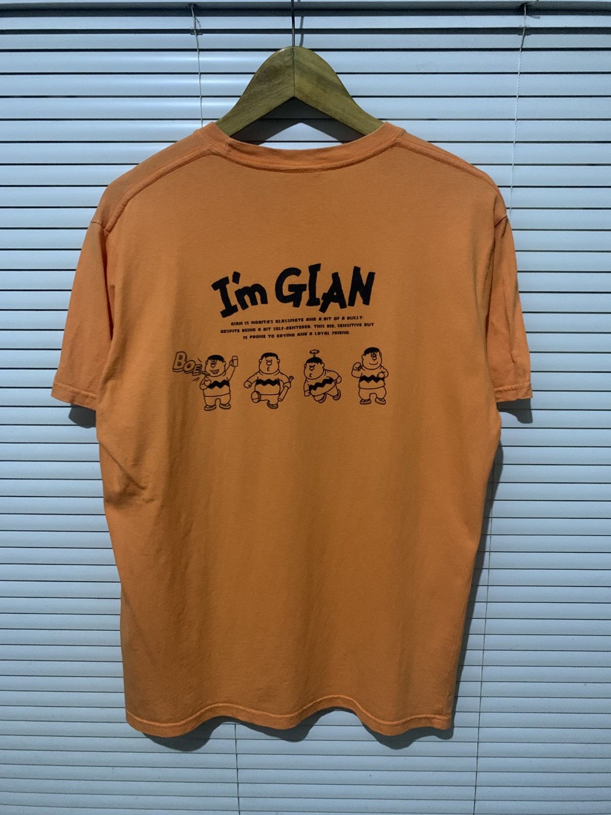 Anime vintage Doraemon i’m gian anime cartoon tew tshirt Size US L / EU 52-54 / 3 - 5 Thumbnail
