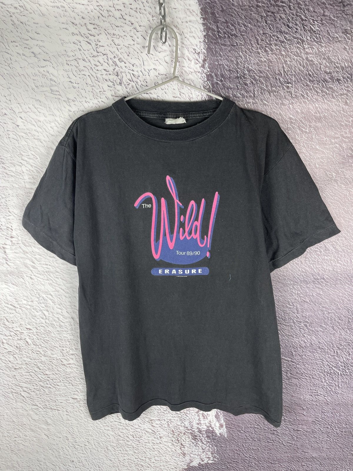 Band Tees × Vintage Erasure The Wild! vintage tour 1989/90 single stitch tee Size US M / EU 48-50 / 2 - 2 Thumbnail