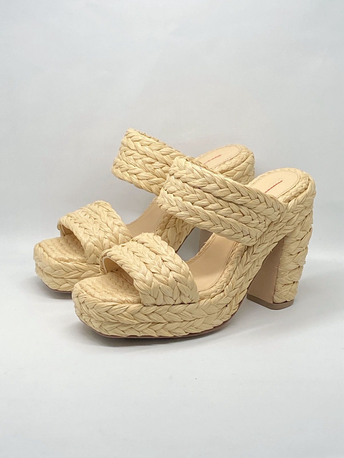 Bottega Veneta Bottega Veneta Trinity Weave Raffia Platform Sandals size 38 Size US 8 / IT 38 - 7 Thumbnail