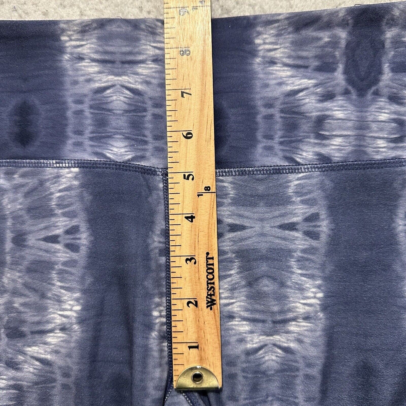 Other Scorpio Sol Medium Capri Leggings Tie Dye Blue Yoga Pants Size 30" / US 8 / IT 44 - 9 Thumbnail