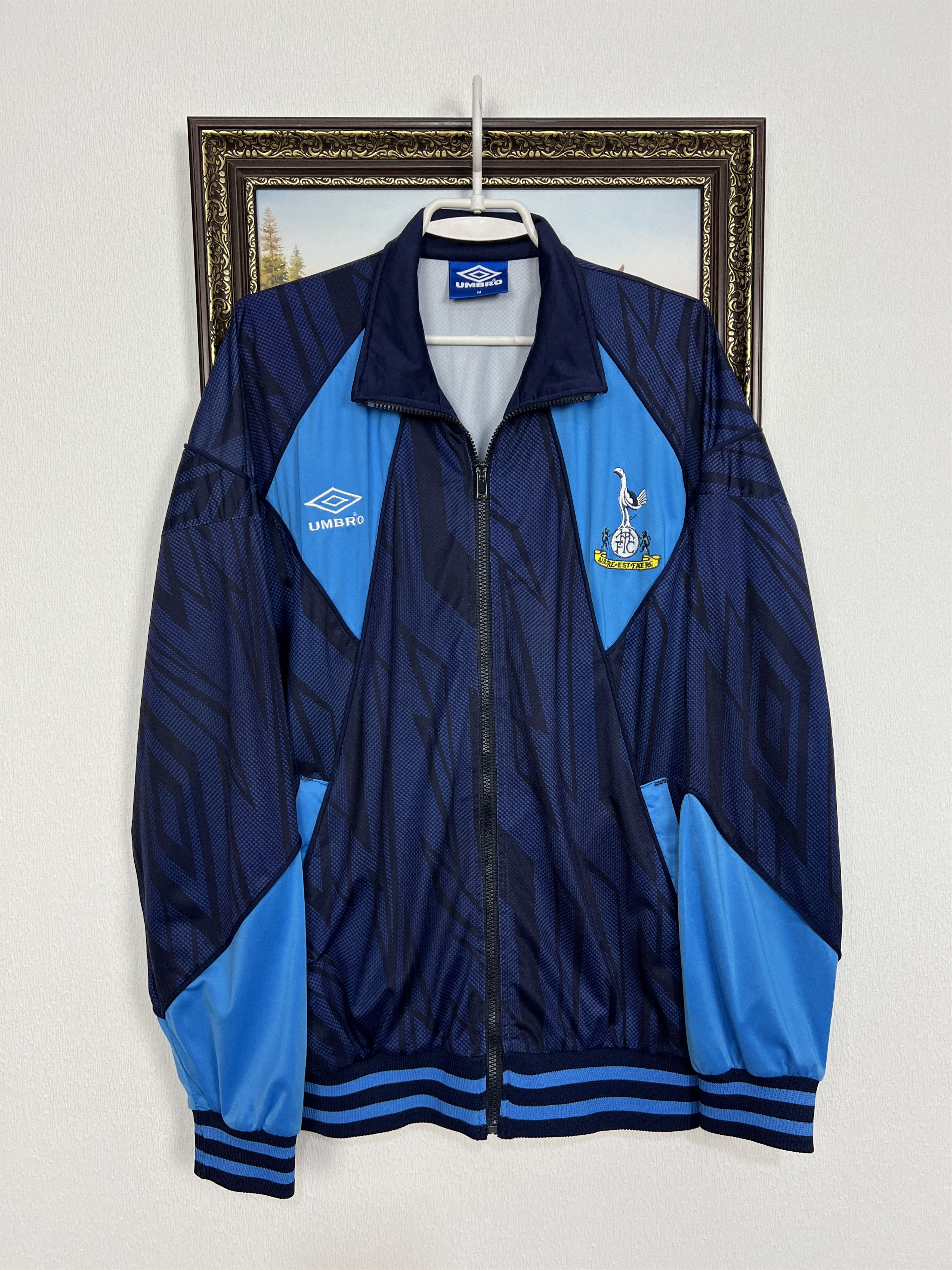 Umbro Vintage 90's Tottenham Hotspur Football Jacket Track Top Zip Size US M / EU 48-50 / 2 - 1 Thumbnail