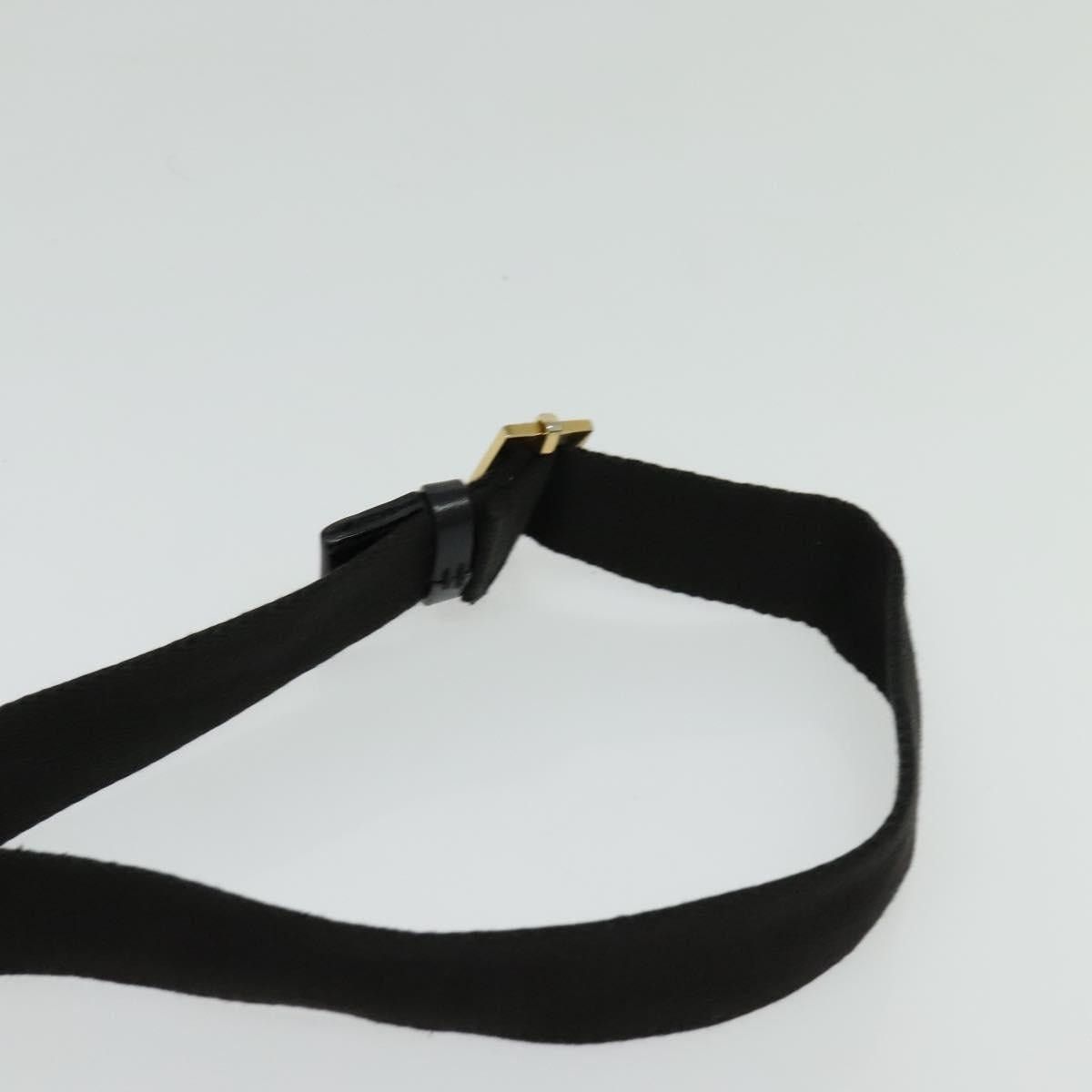 Celine CELINE Macadam Canvas Shoulder Bag Pvc Leather Black Gold Size ONE SIZE - 8 Thumbnail