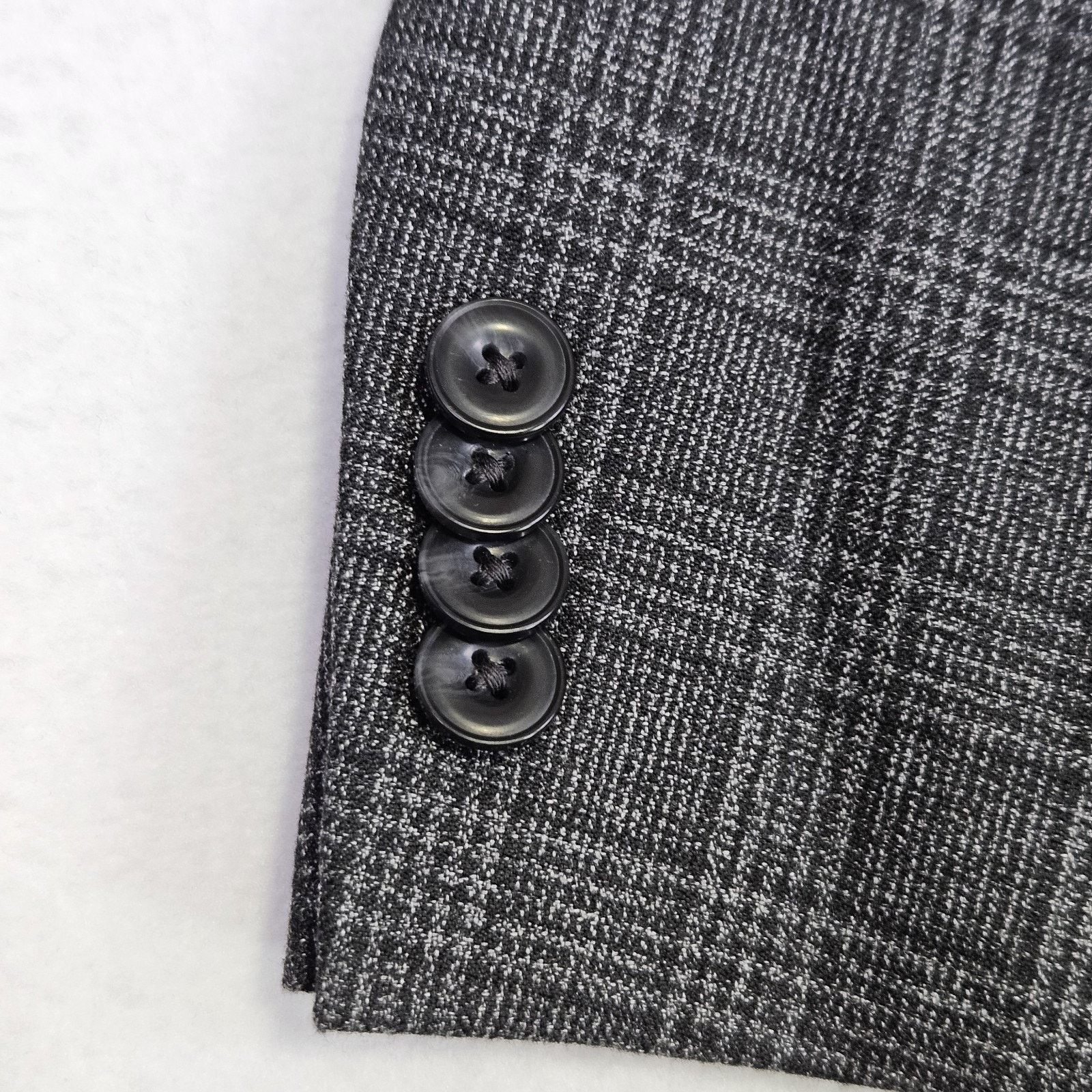 Michael Kors Michael Kors Glen Plaid Sport Coat Blazer Gray Interview Size 42S - 6 Thumbnail