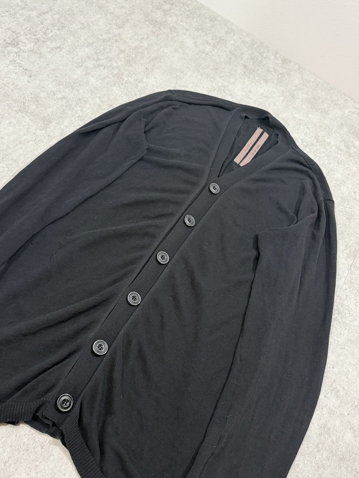 Rick Owens Rick Owens mainline black cardigan from 2013 archive Size US S / EU 44-46 / 1 - 2 Thumbnail