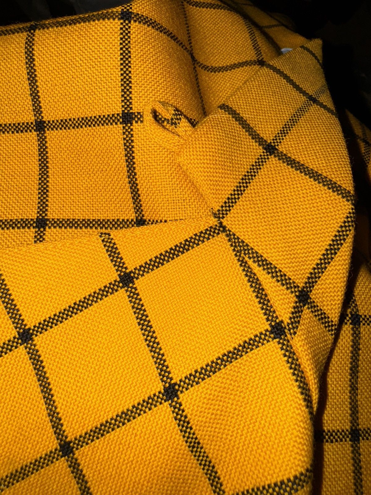Marni Marni shirt checked maize wool cotton yellow/black XL/IT 52 Size US L / EU 52-54 / 3 - 8 Thumbnail
