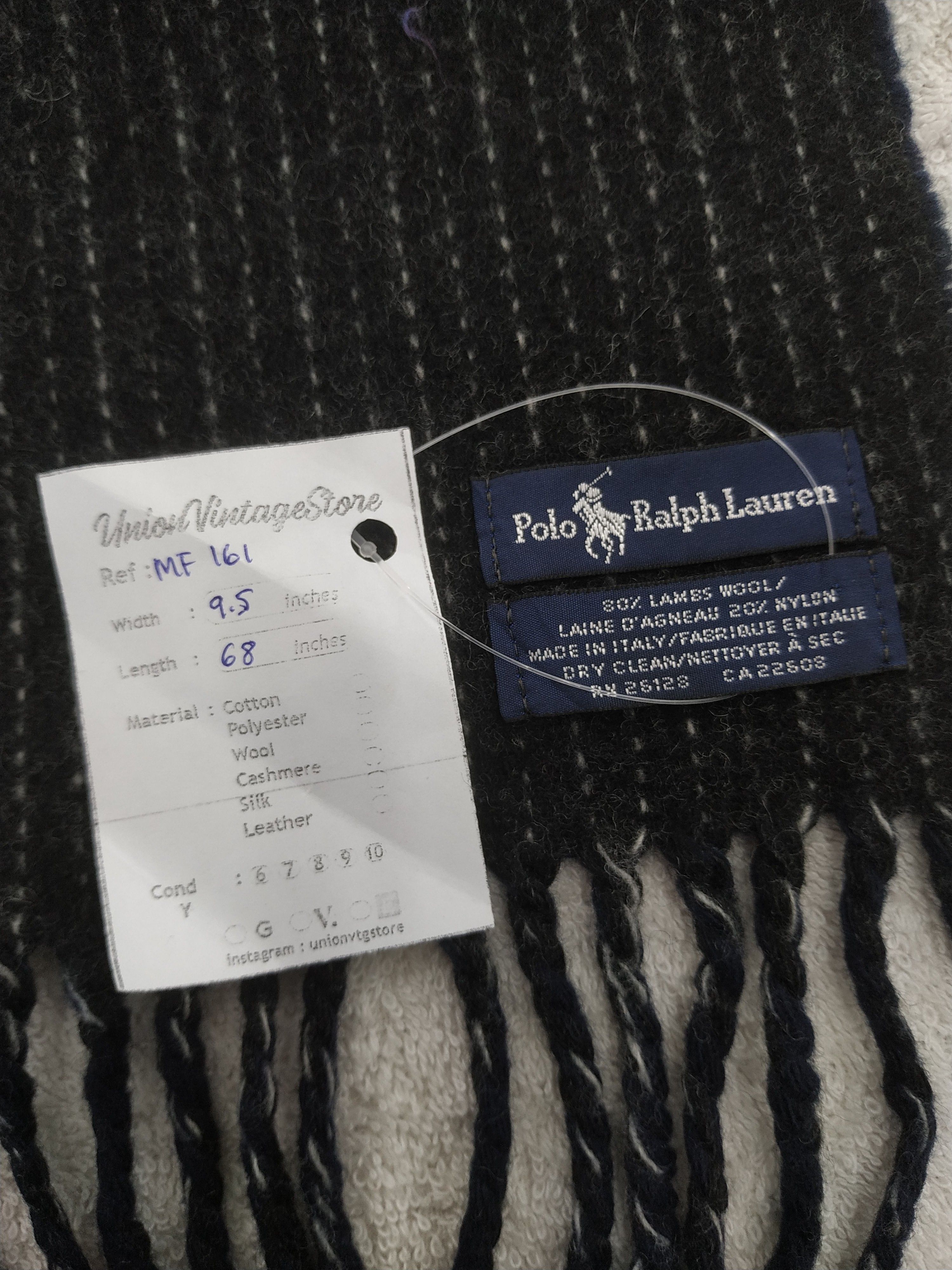 Polo Ralph Lauren Vintage Polo Ralph Lauren Scarf/Muffler/Neckwear MF161 Size ONE SIZE - 6 Thumbnail