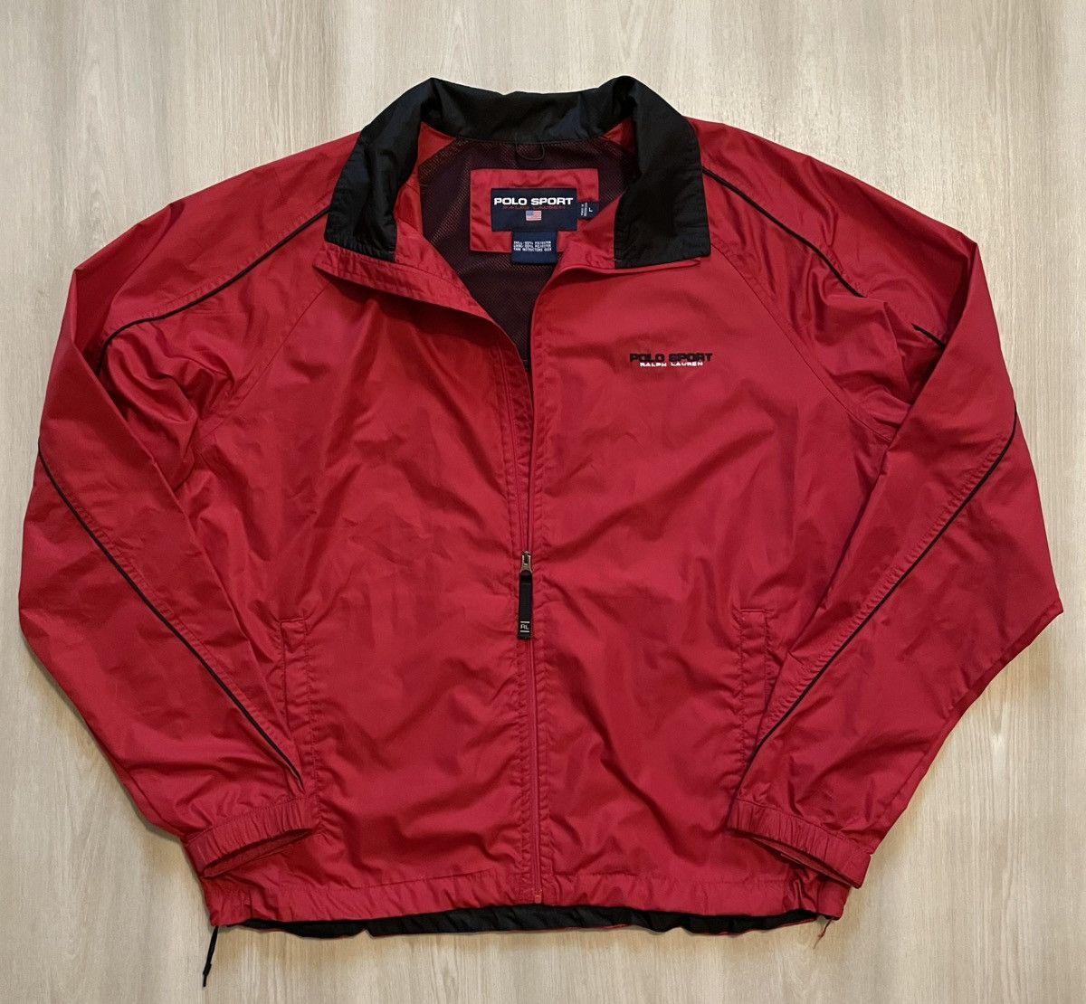 Polo Ralph Lauren × Vintage Vintage POLO SPORT Ralph Lauren Spell Out Jacket Large Size US L / EU 52-54 / 3 - 1 Thumbnail