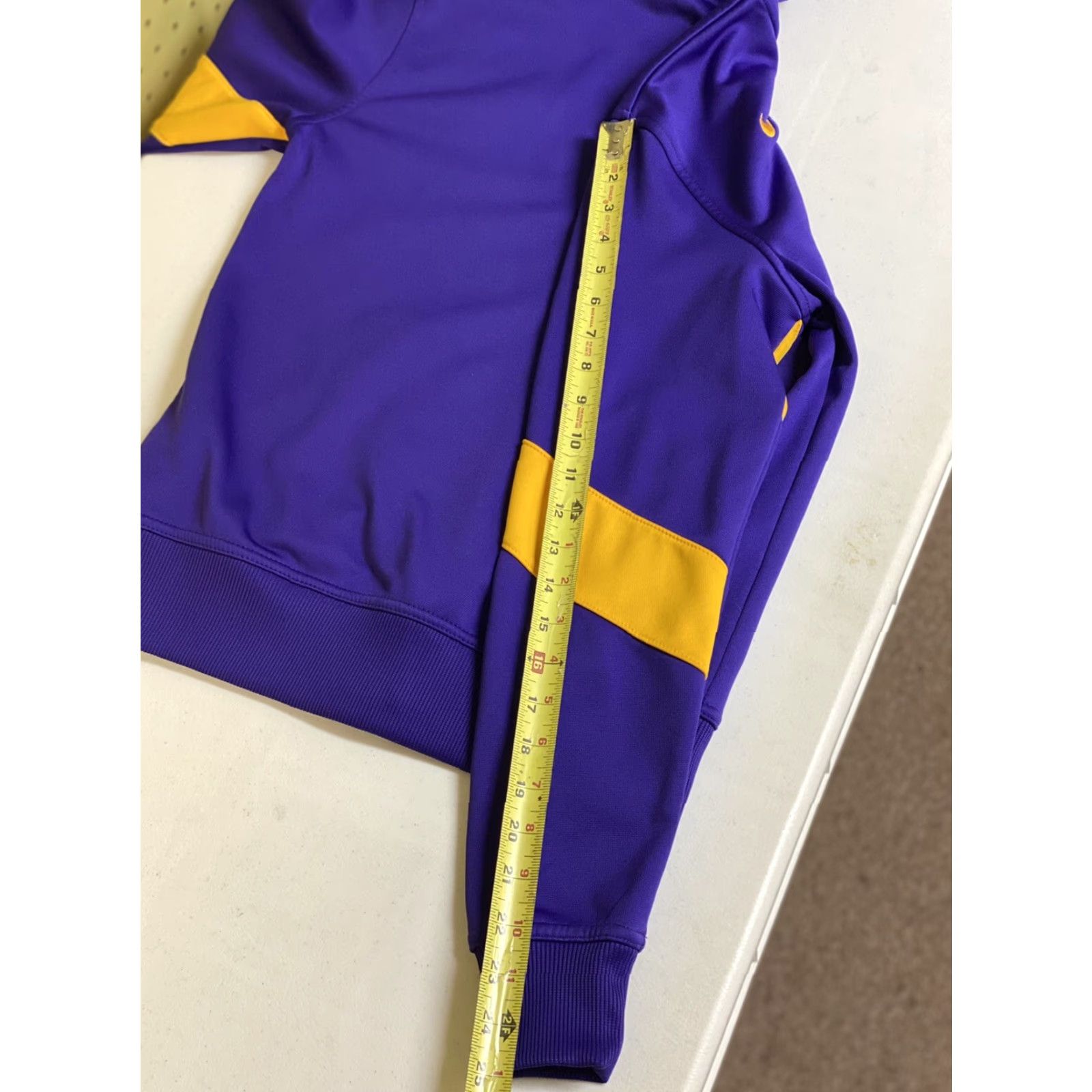 Nike Nike Therma Fit Hoodie Jacket S Purple Gold Full Zip Hooded Sweatshirt Womens Size S / US 4 / IT 40 - 7 Thumbnail