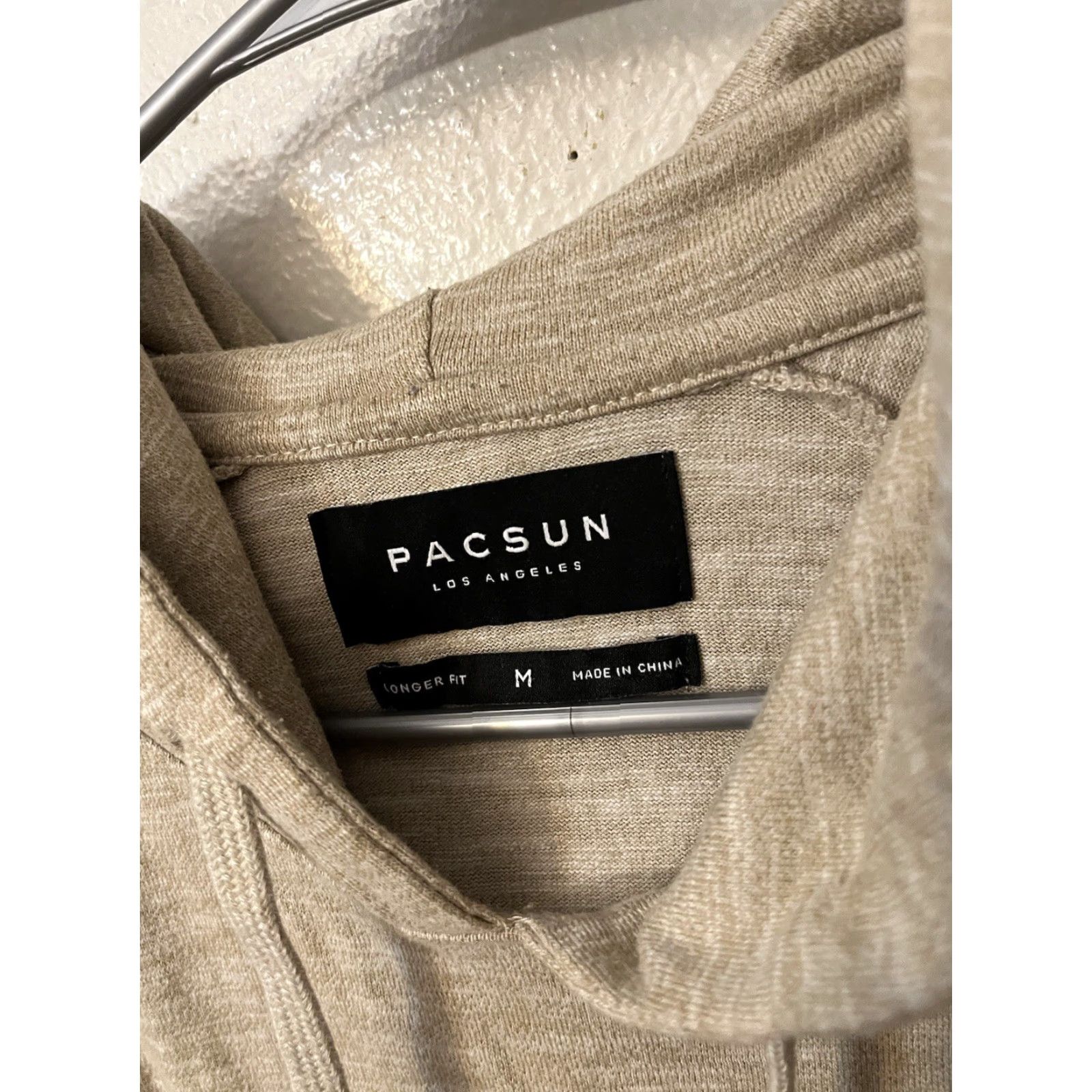 Pacsun Pacsun beige hoodie women's M Medium Regular Pullover Hooded Sweatshirt with Pockets Size M / US 6-8 / IT 42-44 - 3 Thumbnail