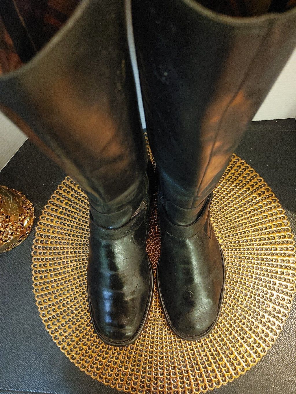 Born Born Leather Riding Boots Size 10M Size US 10 / IT 40 - 4 Thumbnail