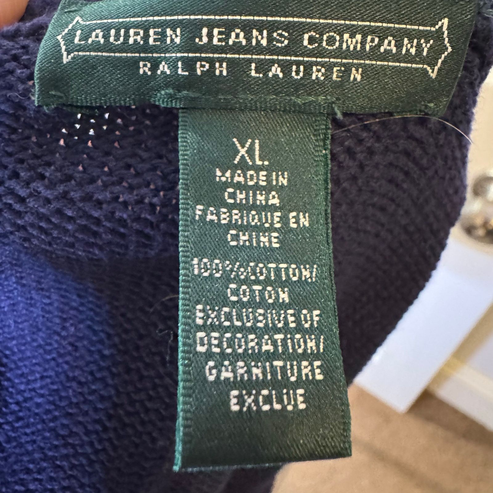 Lauren Ralph Lauren Ralph Lauren Sweater Embroidered Nautical Crest Buttons XL Size XL / US 12-14 / IT 48-50 - 4 Thumbnail