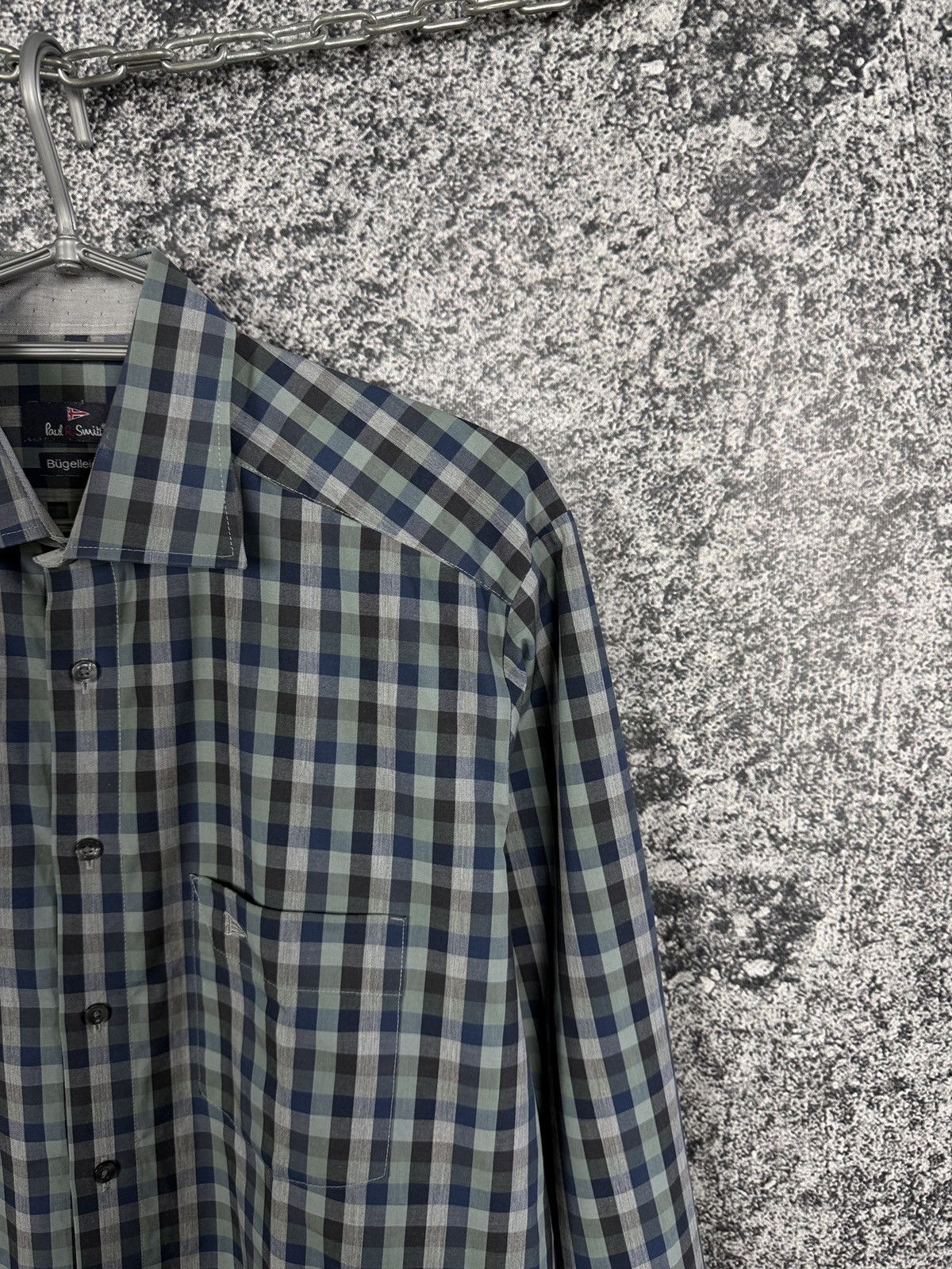 Paul Smith Paul Smith Long Sleeve Plaid Shirt Button Up Size 39/40 Size US M / EU 48-50 / 2 - 2 Thumbnail