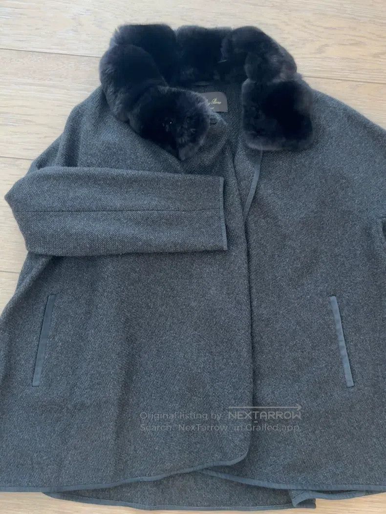 Loewe Heavyweight Cashmere and Angora Fur Mix Jacket