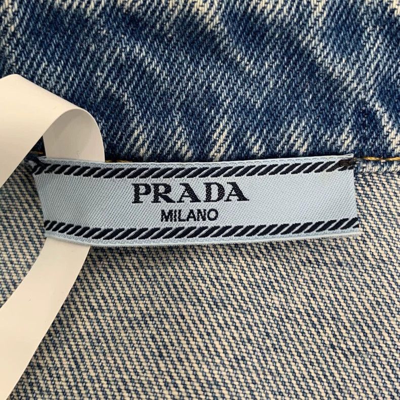 Prada Prada Size 38 Pocket logo triangle single-breasted lapel co Size US XXS / EU 40 - 6 Thumbnail