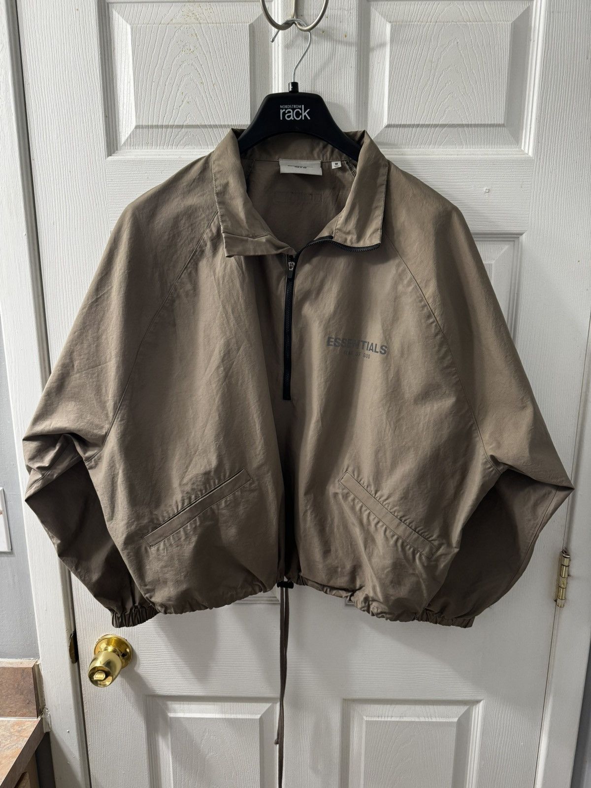 Fear of God Fear of God Essentials Half Zip Track Jacket ‘Harvest’ Size US M / EU 48-50 / 2 - 1 Thumbnail