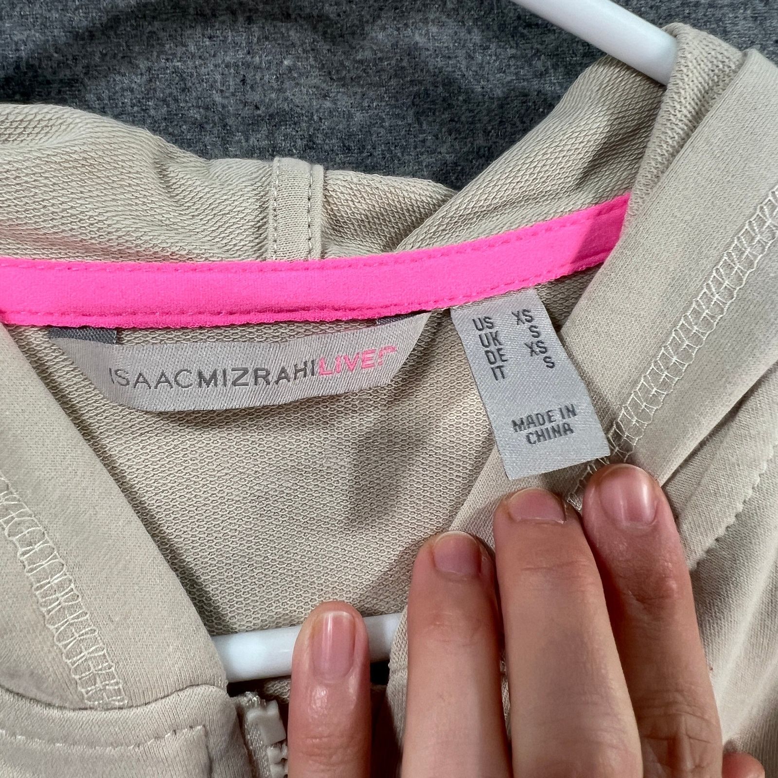Other Isaac Mizrahi Live! Soho French Terry Zip Up Hoodie Size XS / US 0-2 / IT 36-38 - 3 Thumbnail