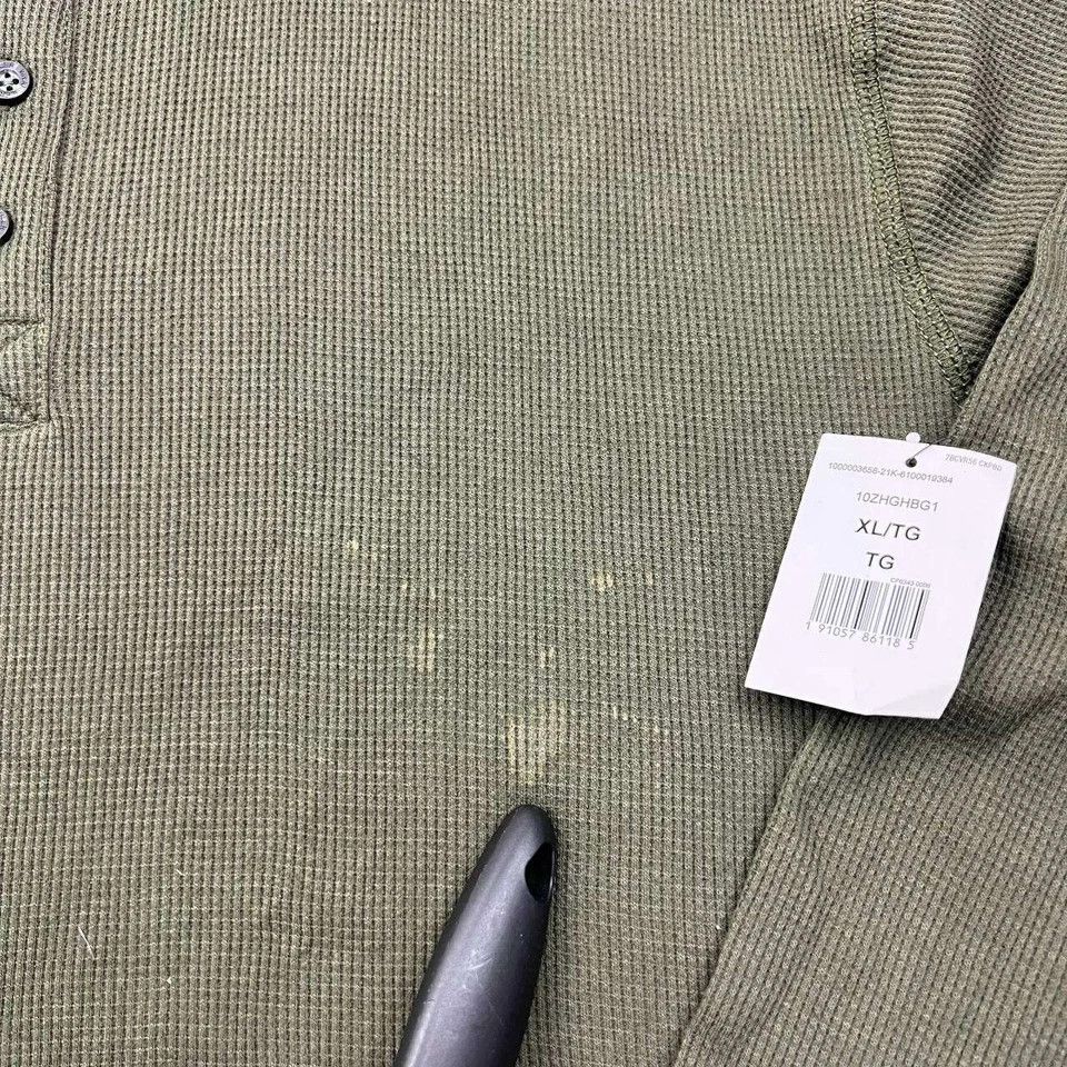Wrangler Wrangler Shirt Men Green Long Sleeve Pullover Henley New XL Size US XL / EU 56 / 4 - 3 Thumbnail