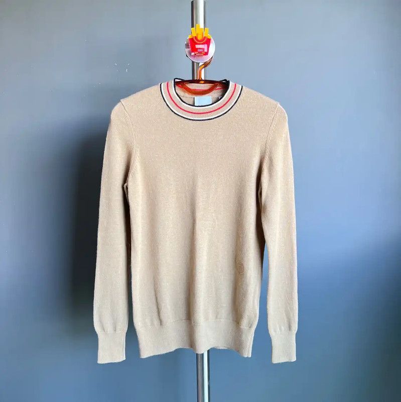 Burberry Burberry Women's Wool Knit Sweater in Khaki Size XXS / US 00 / IT 34 - 1 Thumbnail