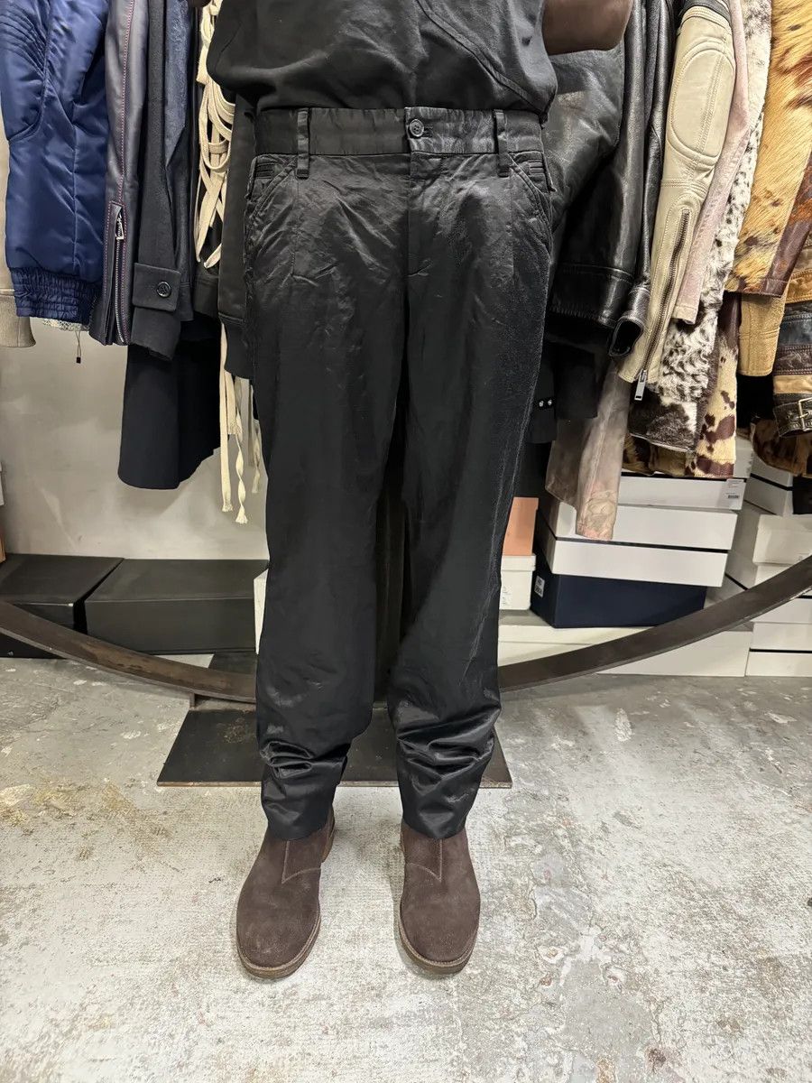 Dolce & Gabbana SS2005 Dolce & Gabbana Black Satin Effect Pants Size US 32 / EU 48 - 3 Thumbnail