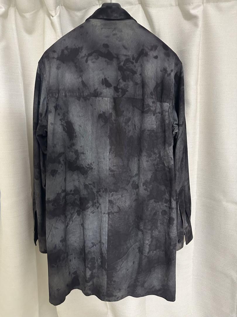 Yohji Yamamoto POUR HOMME BACKLASH collab 22ss kangaroo leather shirts Size US M / EU 48-50 / 2 - 2 Thumbnail