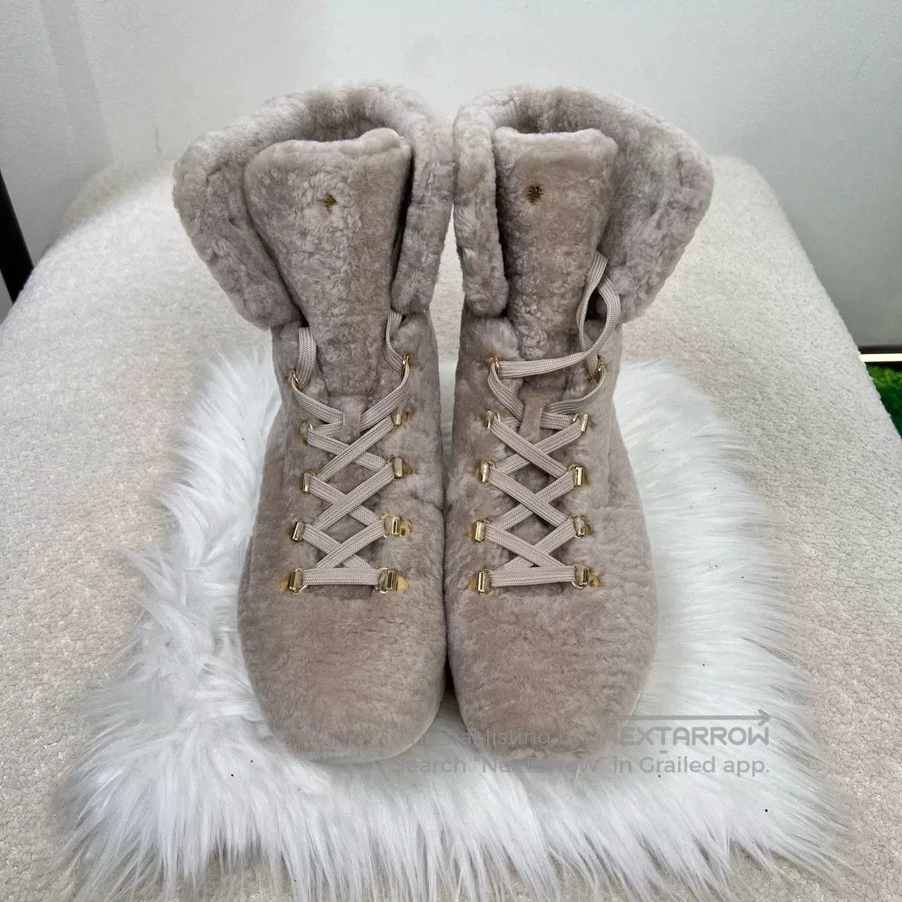 Stuart Weitzman Stuart Weitzman Lamb Wool Boots. Size US 8 / IT 38 - 1 Thumbnail