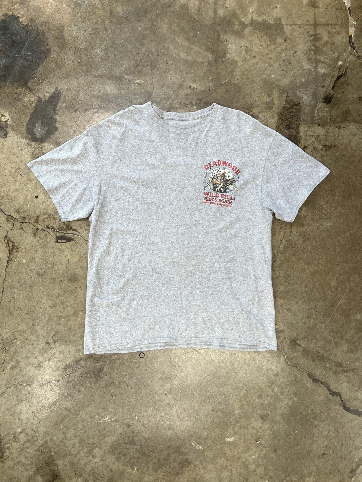 Harley Davidson Vintage Deadwood Wild Hog Ace Motorcycle Tee Large Size US L / EU 52-54 / 3 - 5 Thumbnail