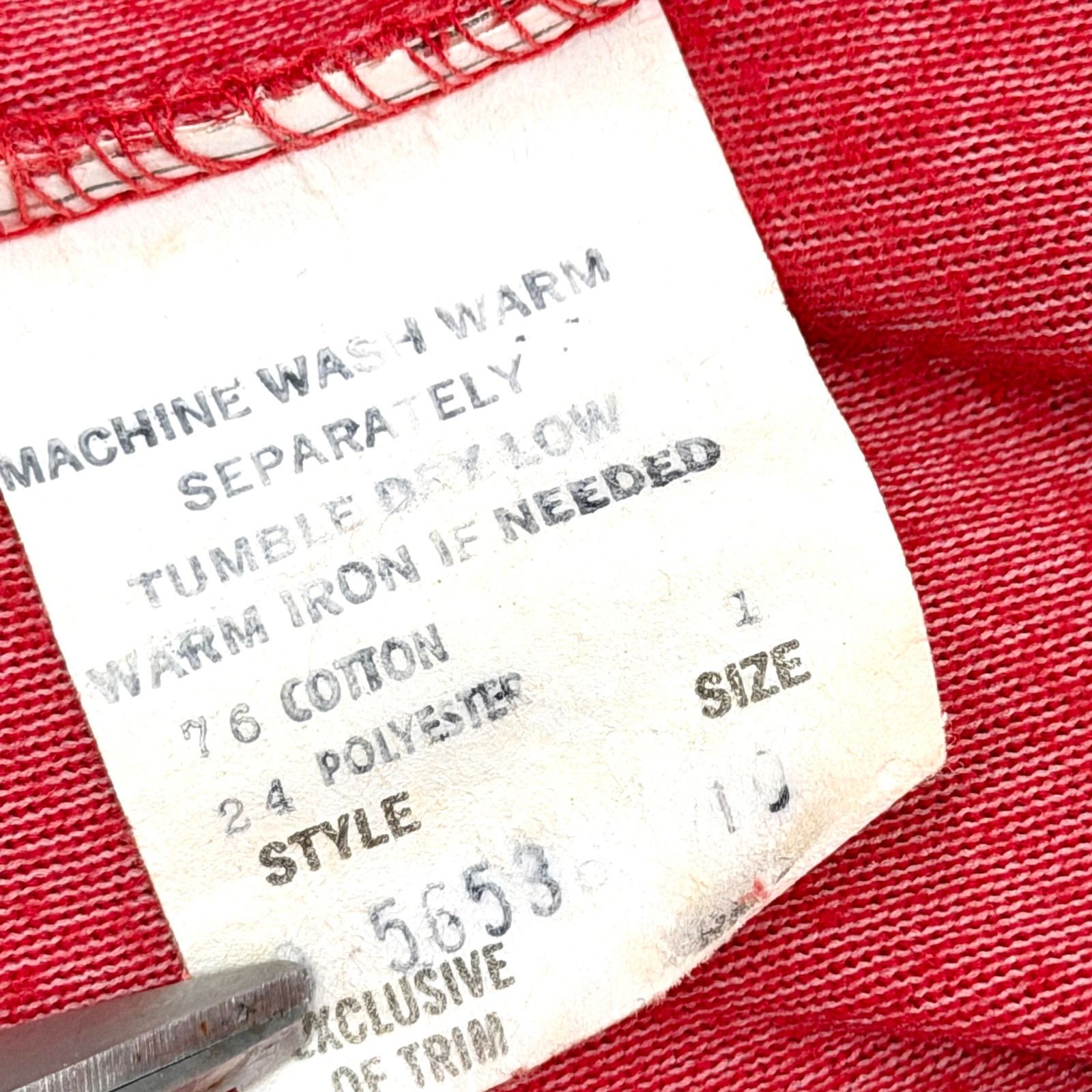 Geoffrey Beene Vintage 70s Red Velour Zip Front House Coat Size ONE SIZE - 7 Thumbnail