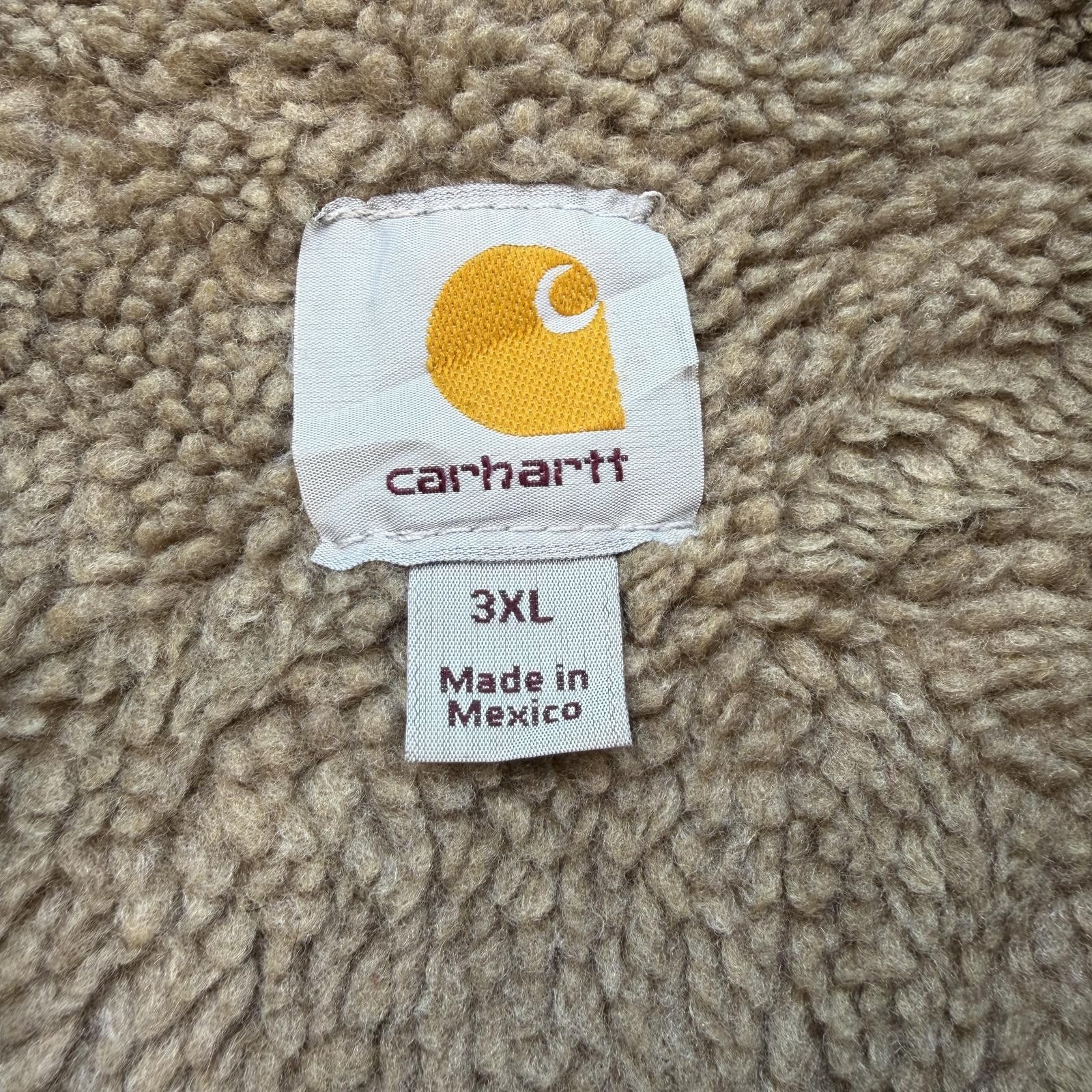 Carhartt Carhartt Duck Vest Sherpa Lined Brown Workwear V33 DKB 3XL Size US XXL / EU 58 / 5 - 4 Thumbnail