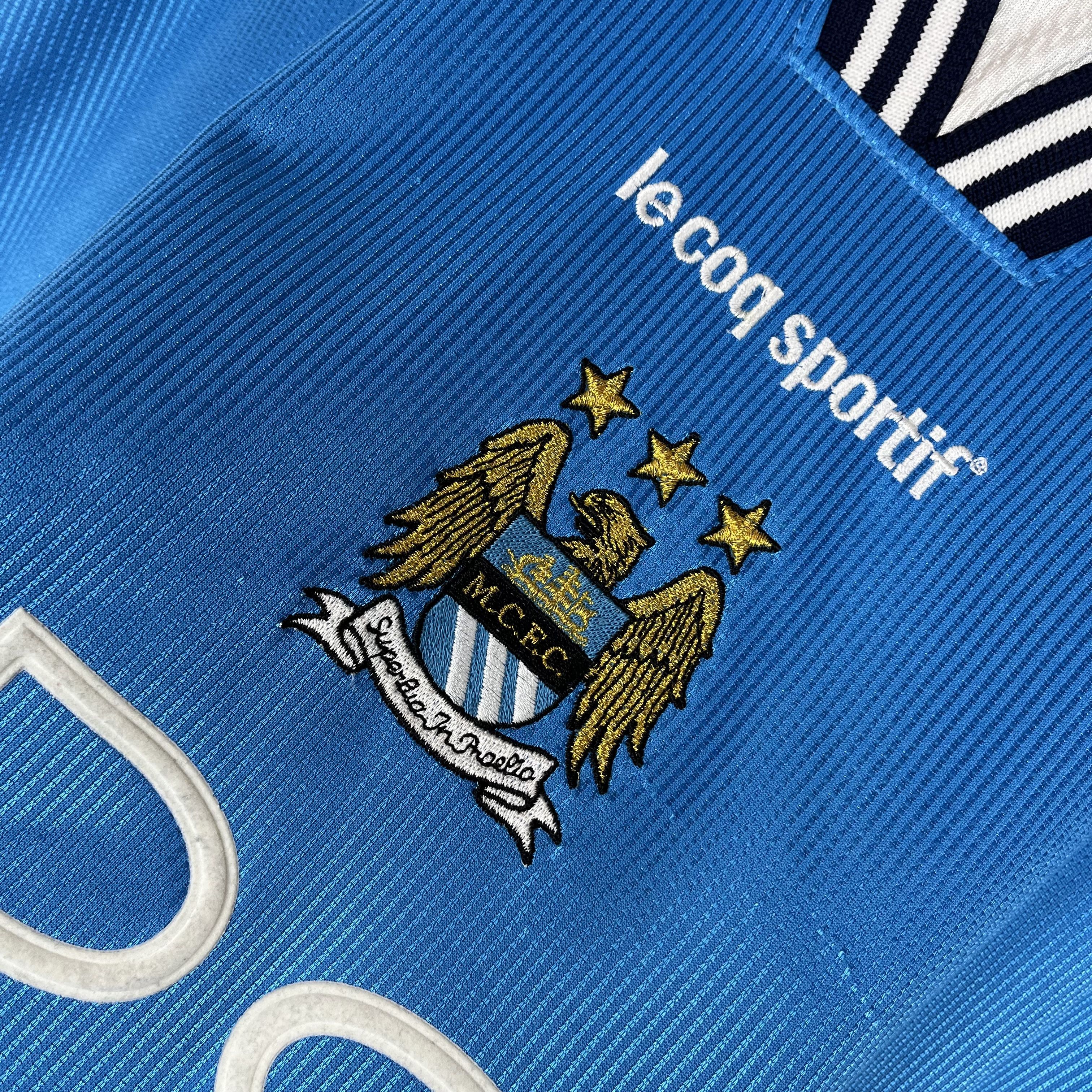 Le Coq Sportif Vintage Manchester City Le Coq Sportif Home Jersey 1999/2001 Size US XL / EU 56 / 4 - 8 Thumbnail