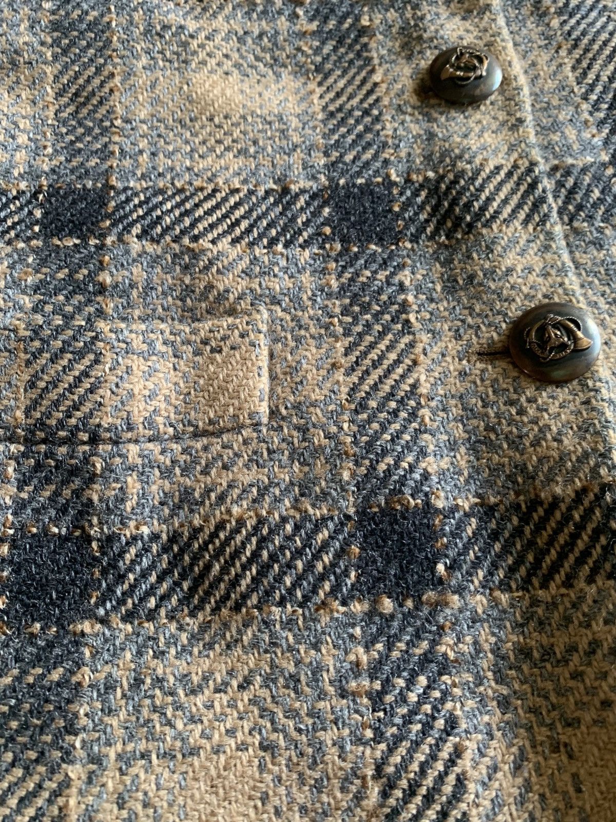 Burberry × Vintage Vintage Burberry nova check blazer Size M / US 6-8 / IT 42-44 - 2 Thumbnail