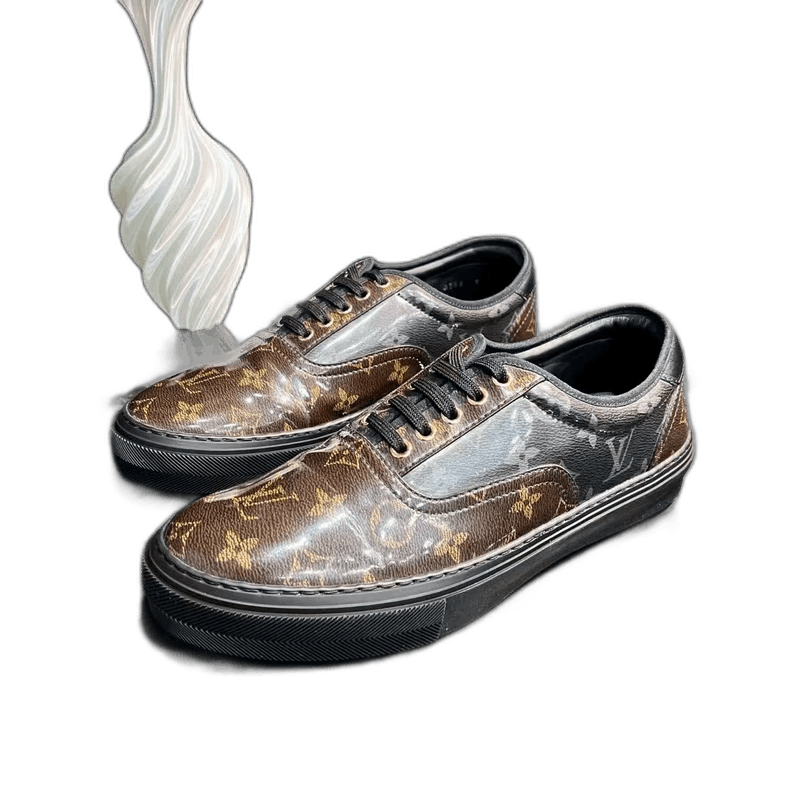 Louis Vuitton Low-Top Designer Shoes with Brown and Black Size US 10 / EU 43 - 1 Thumbnail
