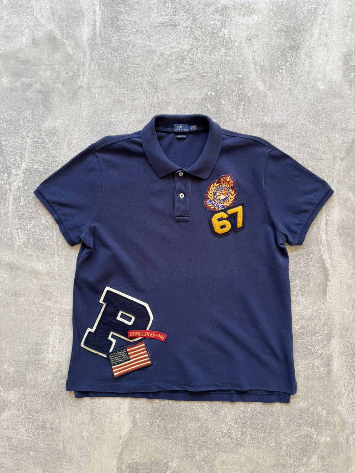 Polo Ralph Lauren Polo Ralph Lauren Embroidered Patch T-shirt Y2K Size US M / EU 48-50 / 2 - 1 Thumbnail