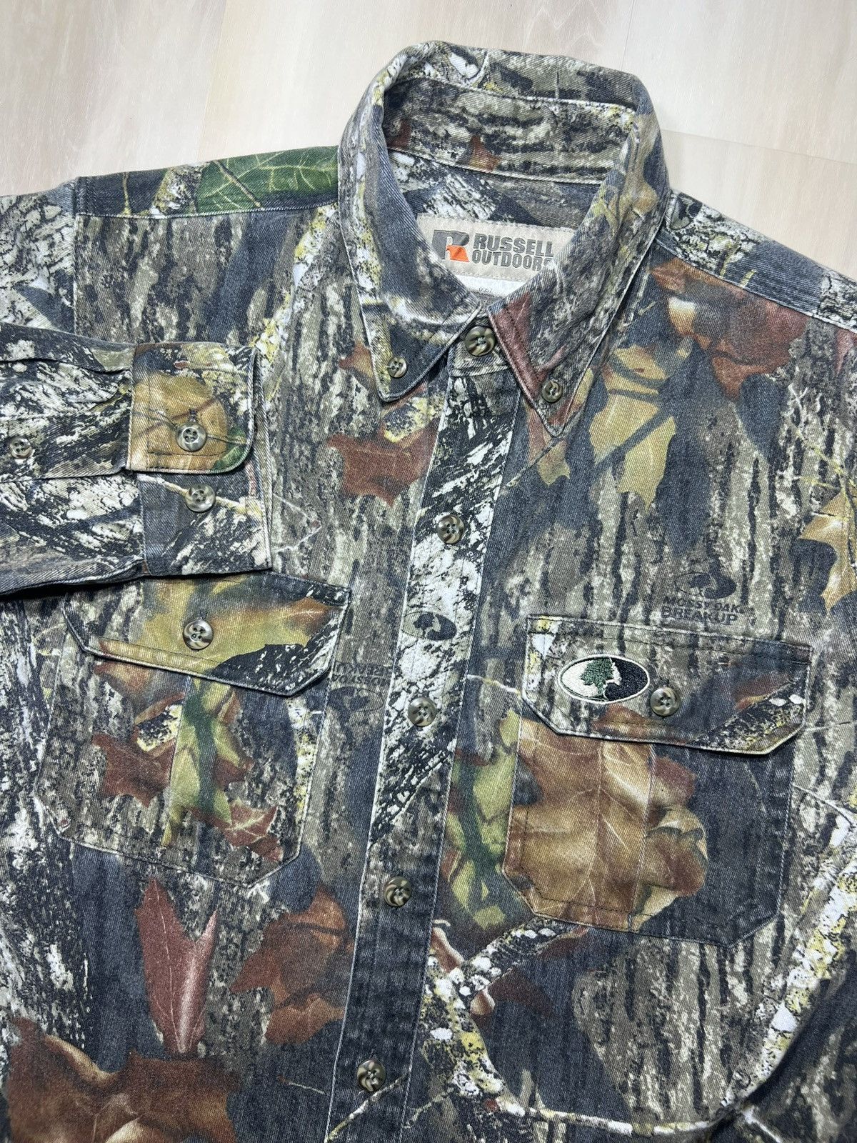 Russell Athletic Russell Outdoor Camo Shirt Youth L (14-16) Pockets Hunting Size US S / EU 44-46 / 1 - 1 Thumbnail
