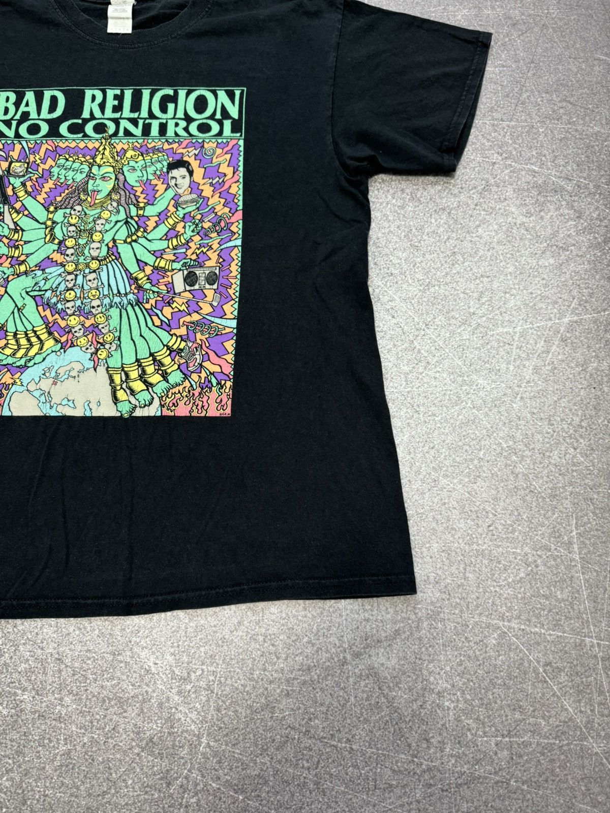 Band Tees × Vintage Bad Religion No Control T Shirt Frank Kozik Hardcore Punk Size US L / EU 52-54 / 3 - 7 Thumbnail