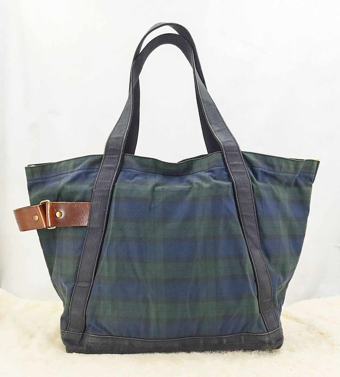 Japanese Brand SUOLO by MARINEDAY check big tote bag Size ONE SIZE - 2 Thumbnail