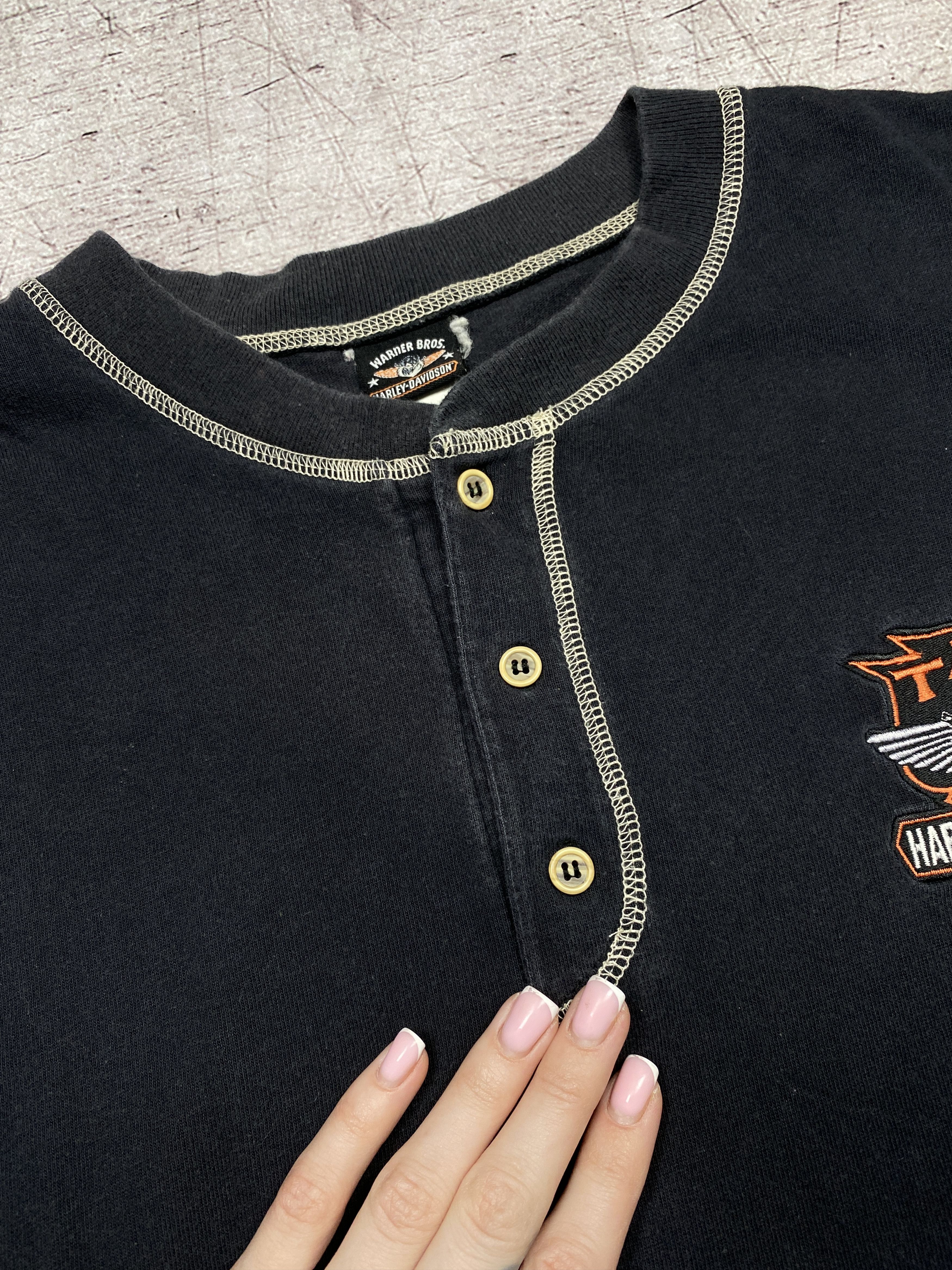 Harley Davidson × Vintage × Warner Bros Harley Davidson + Warner Bros Taz Vintage Mens T-Shirt Size US M / EU 48-50 / 2 - 4 Thumbnail