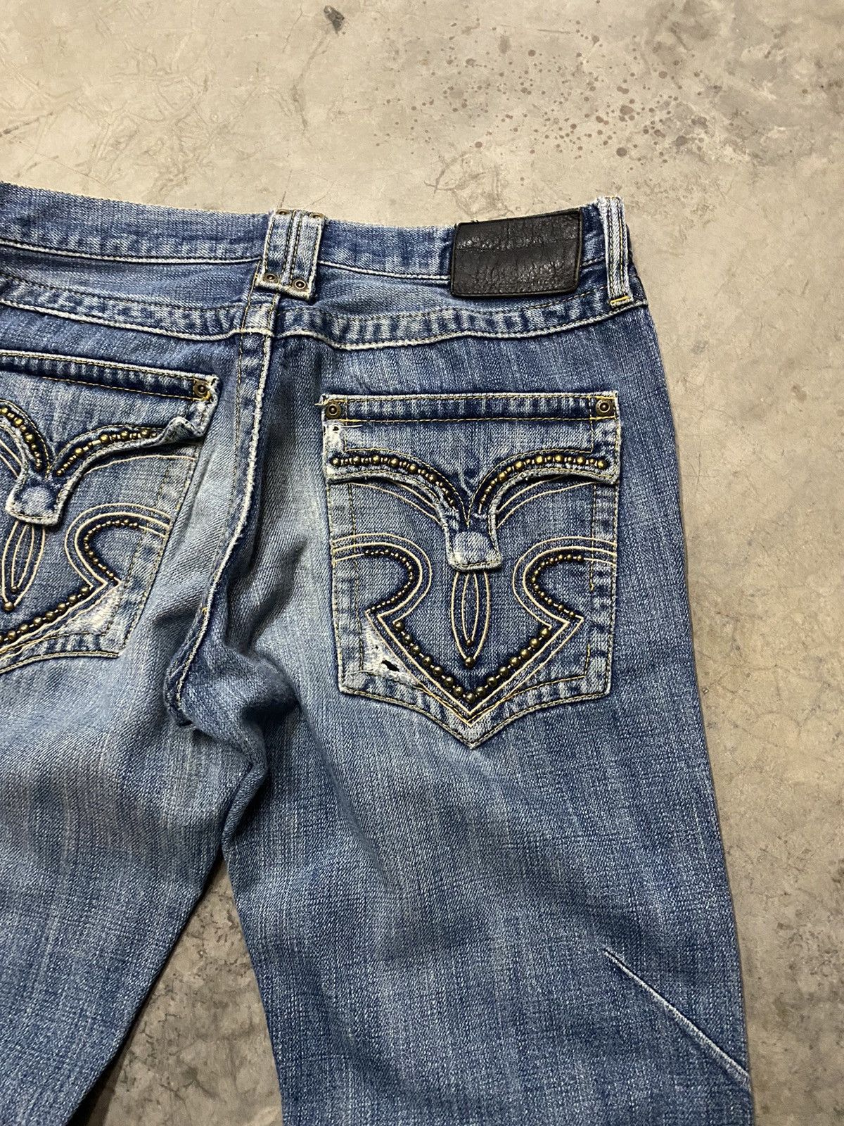 Japanese Brand × Nicole Club × Tornado Mart Japanese Monsieur Nicole Ripped Distressed Jeans p129 Size US 30 / EU 46 - 5 Thumbnail