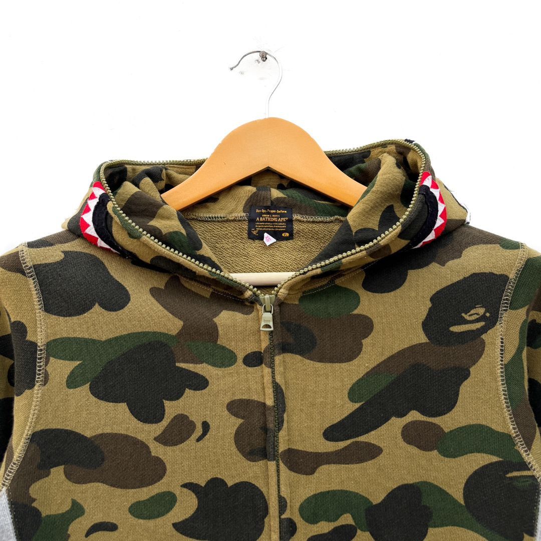 Bape × Nigo 1st Camo Shark Full Zip Hoodie Size XS / US 0-2 / IT 36-38 - 3 Thumbnail