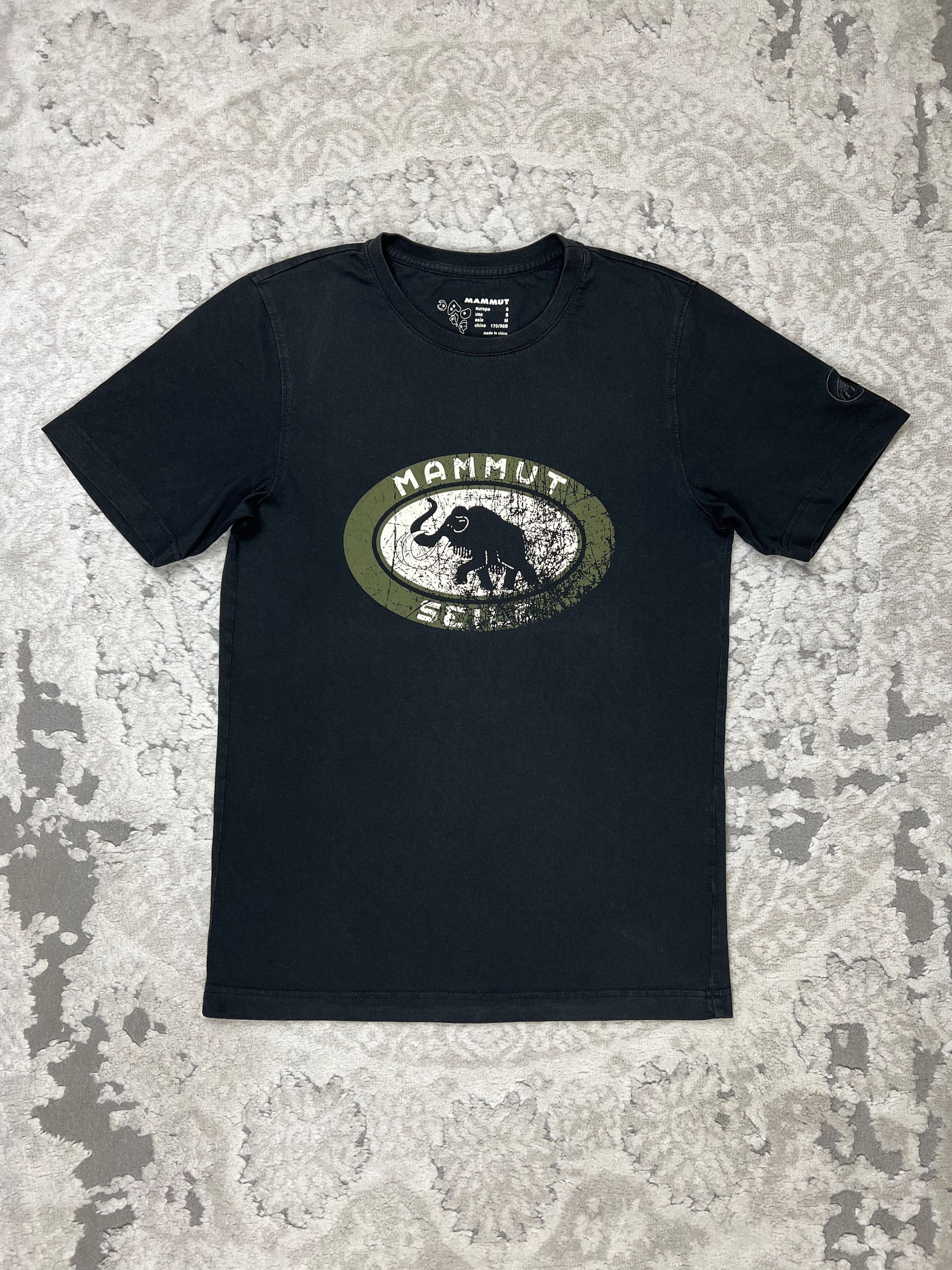 Mammut Mammut Seile Script Logo Graphic T-Shirt Tee Black S Size US S / EU 44-46 / 1 - 1 Thumbnail