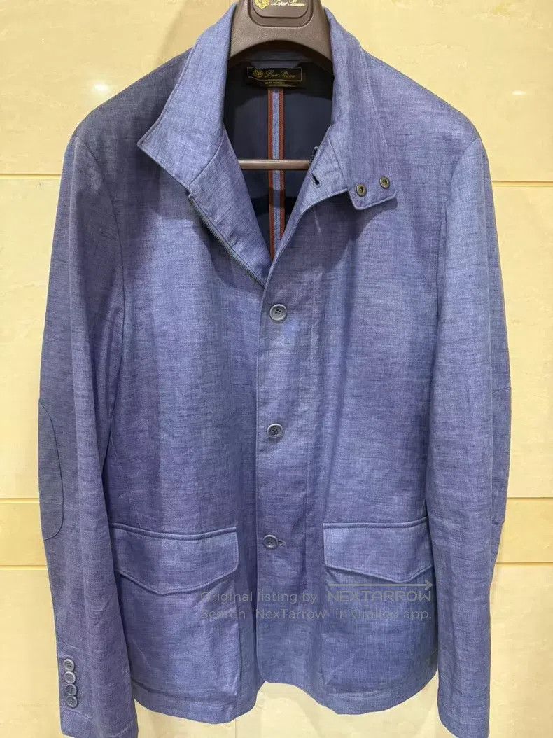 Loro Piana Loro Piana Men's Linen Jacket 100% Linen Size US M / EU 48-50 / 2 - 1 Thumbnail