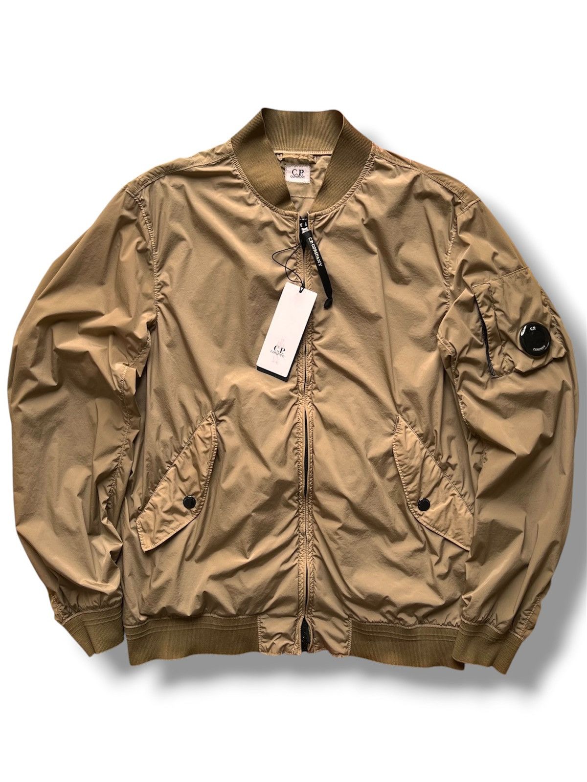 C.P. Company C.P. Company NYcra-R short lightweight Jacket Beige nylon Size US L / EU 52-54 / 3 - 1 Thumbnail