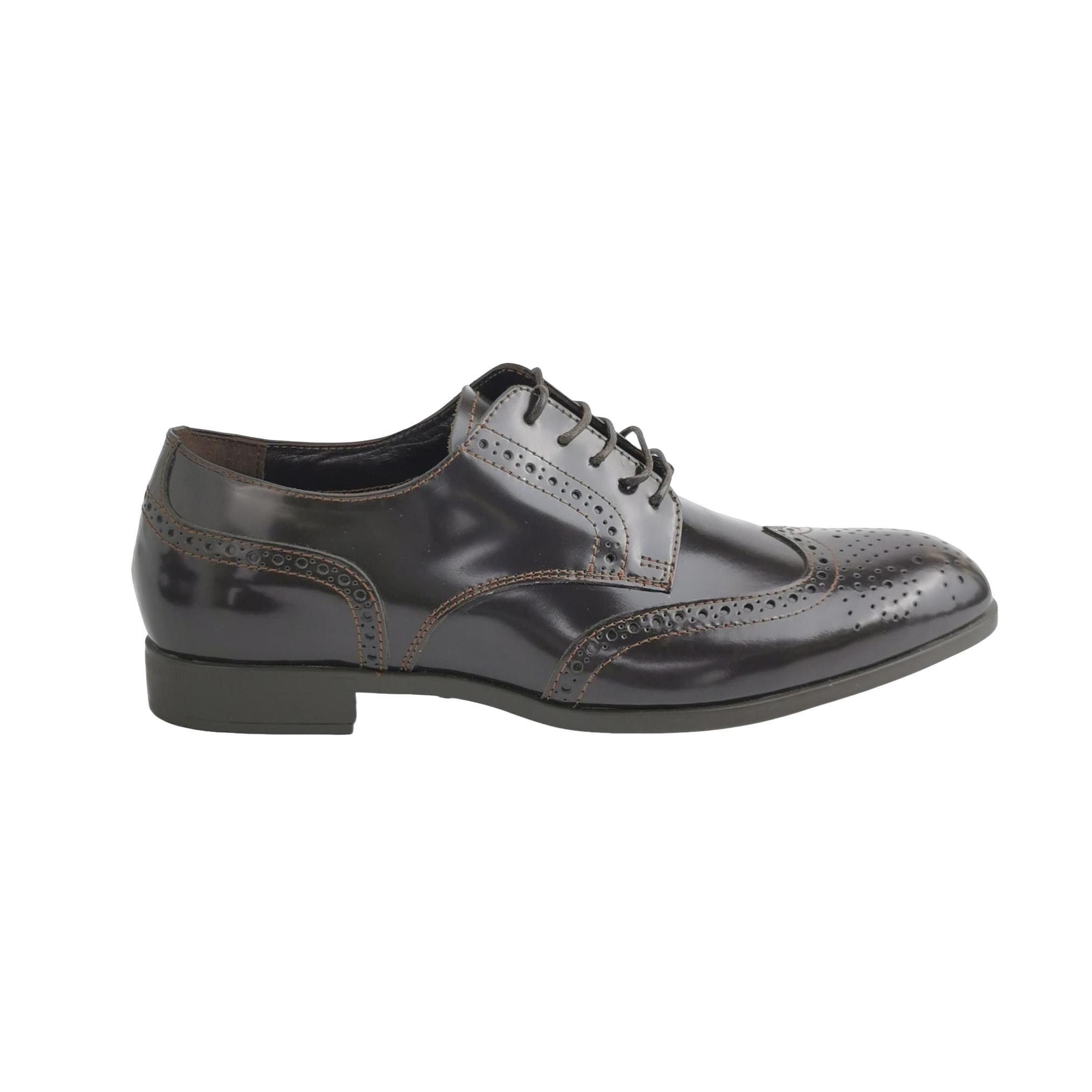 Emporio Armani Emporio Armani Brogue Leather Shoes 39 Size US 6 / EU 39 - 1 Thumbnail