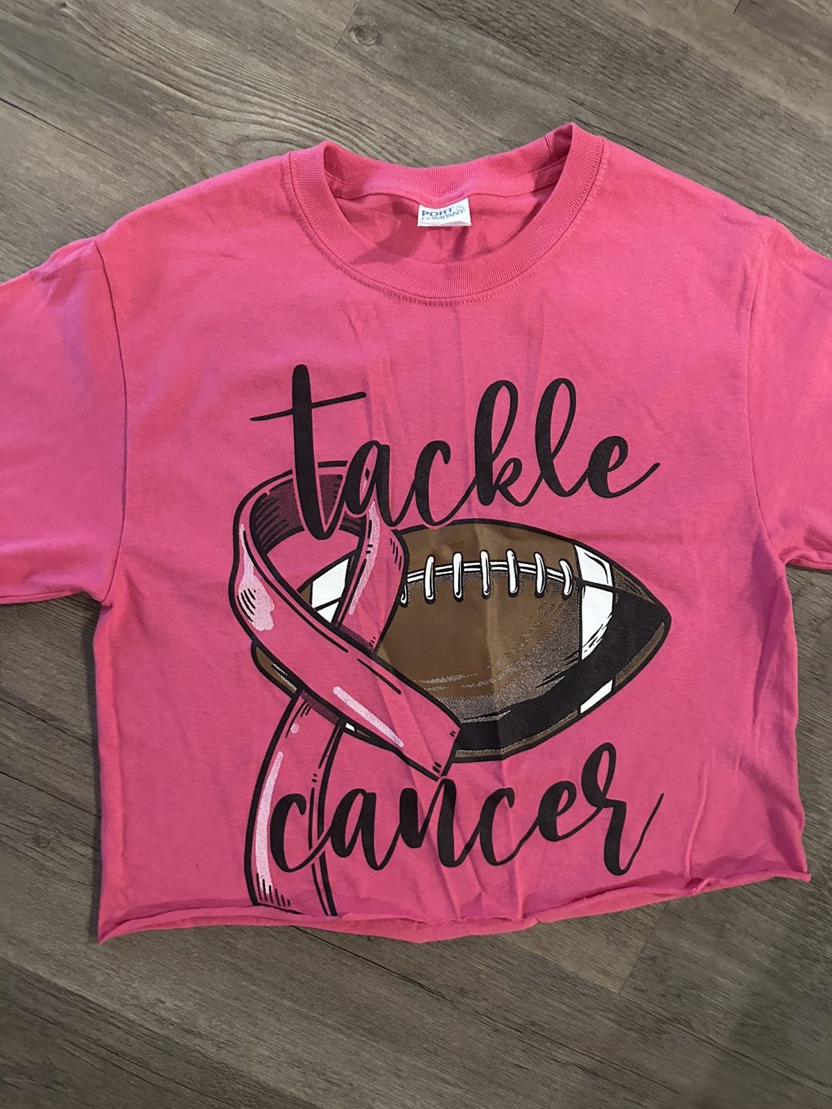 Other NWT Pink October Tackle Cancer Crop Shirt For Women Size S Size S / US 4 / IT 40 - 4 Thumbnail