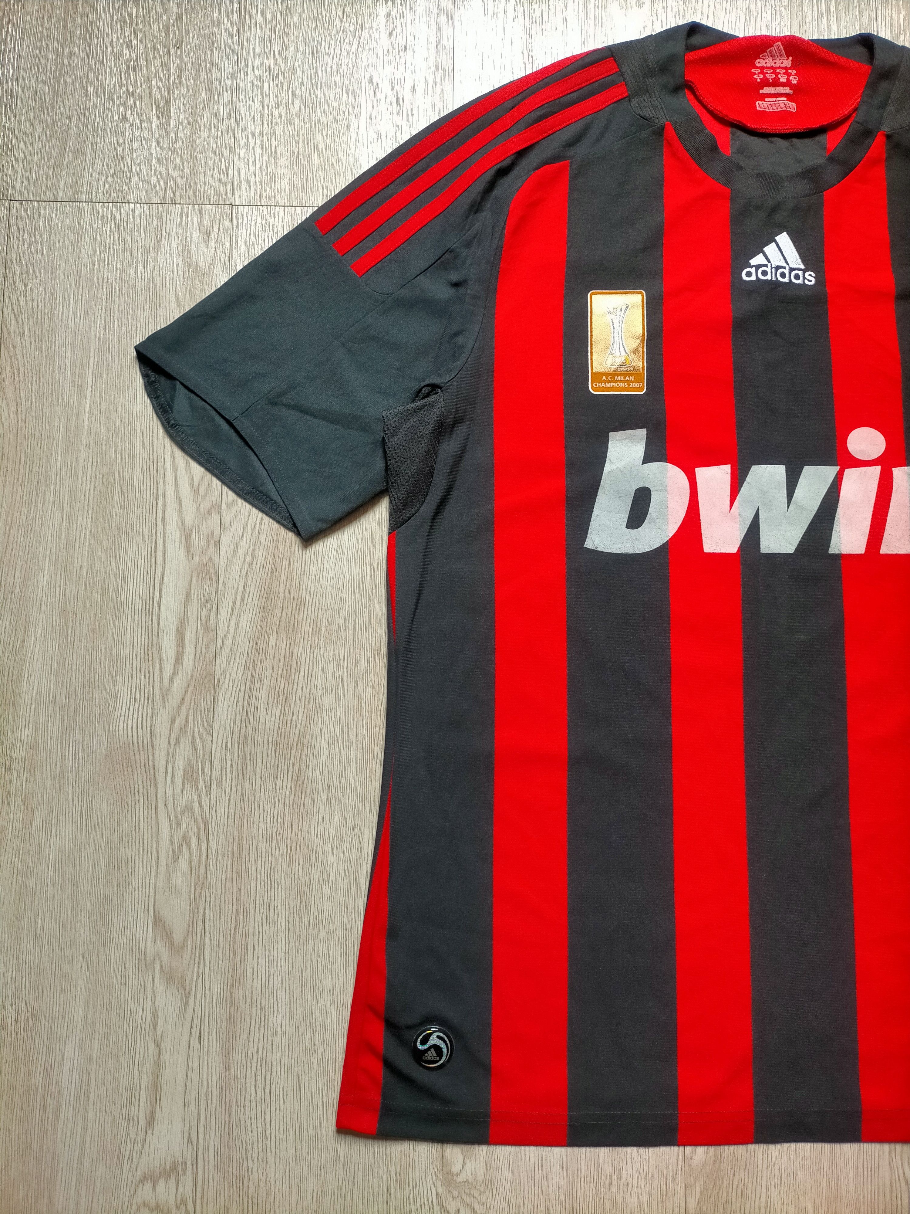 Adidas Ac Milan 2008 Football Jersey Vintage Size US L / EU 52-54 / 3 - 4 Thumbnail