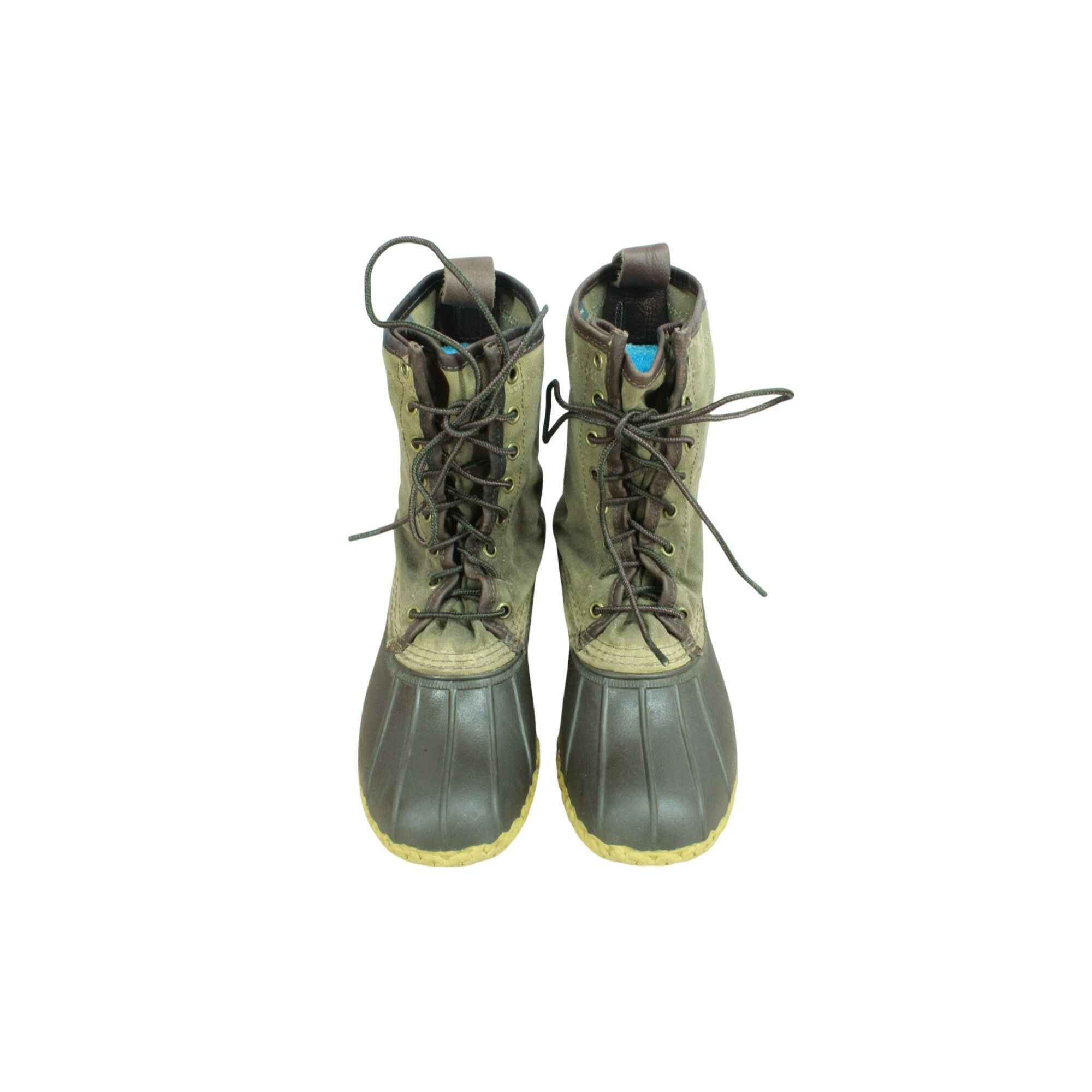 Canvas × L.L. Bean LL Bean Signature Waxed Canvas Unlined Hunting Duck Boots Size US 8 / IT 38 - 4 Thumbnail