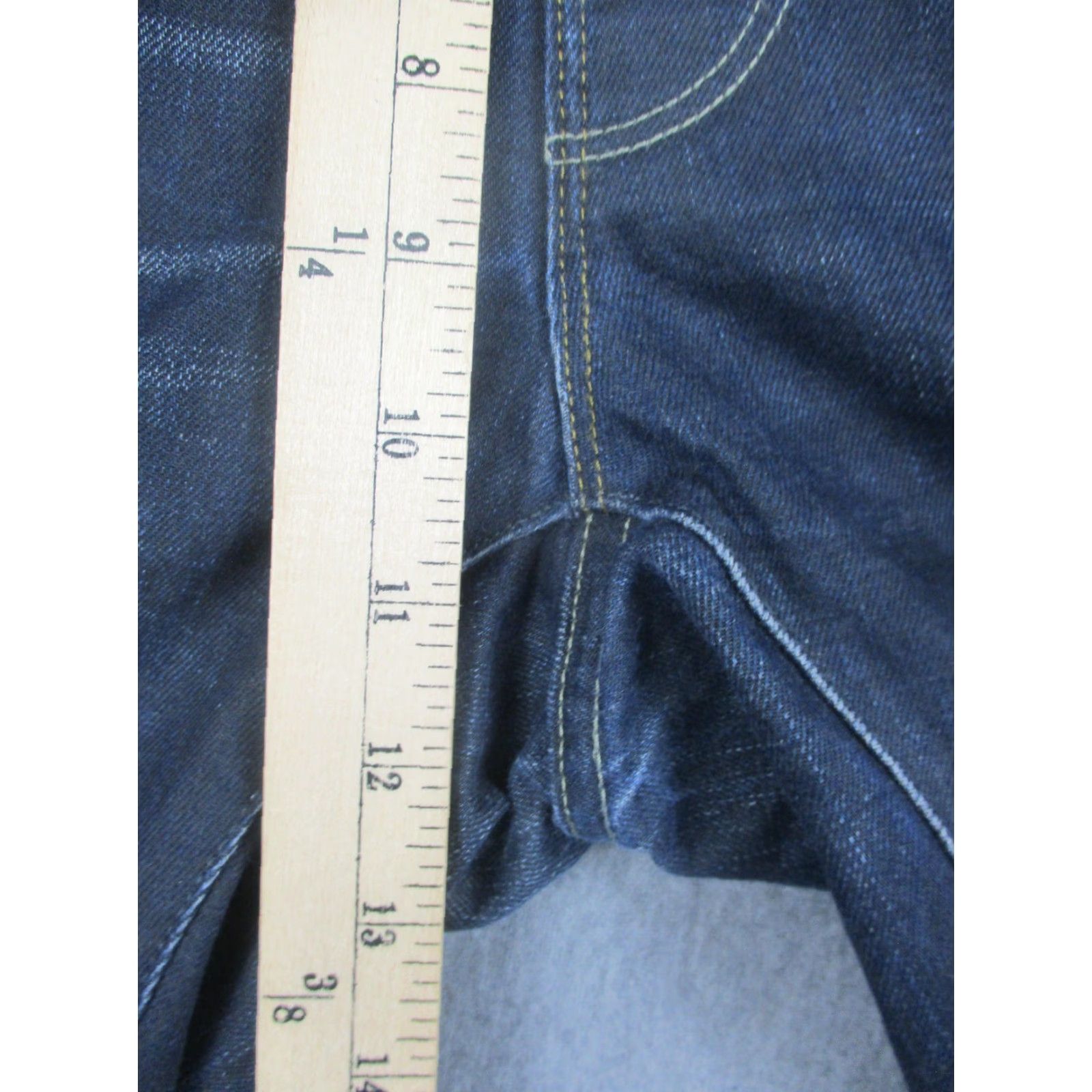 Vintage VINTAGE not applicable; generate title: G-Star RAW Jeans Mens 33x36 Denim Button Fly Tapered Blue Size US 33 - 5 Thumbnail