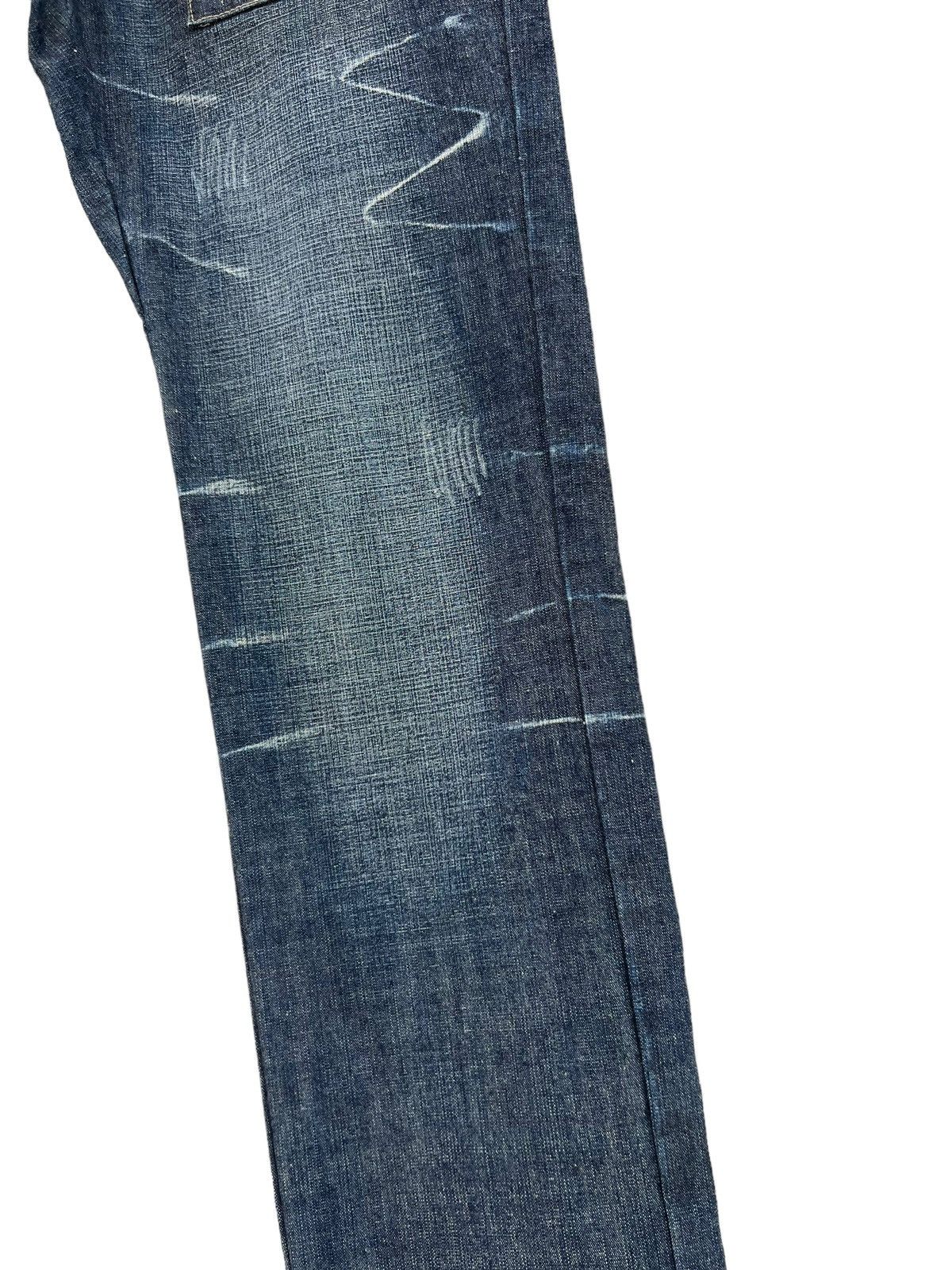 PPFM PPFM Distressed Denim Bush Pant Jeans Size US 31 - 12 Thumbnail
